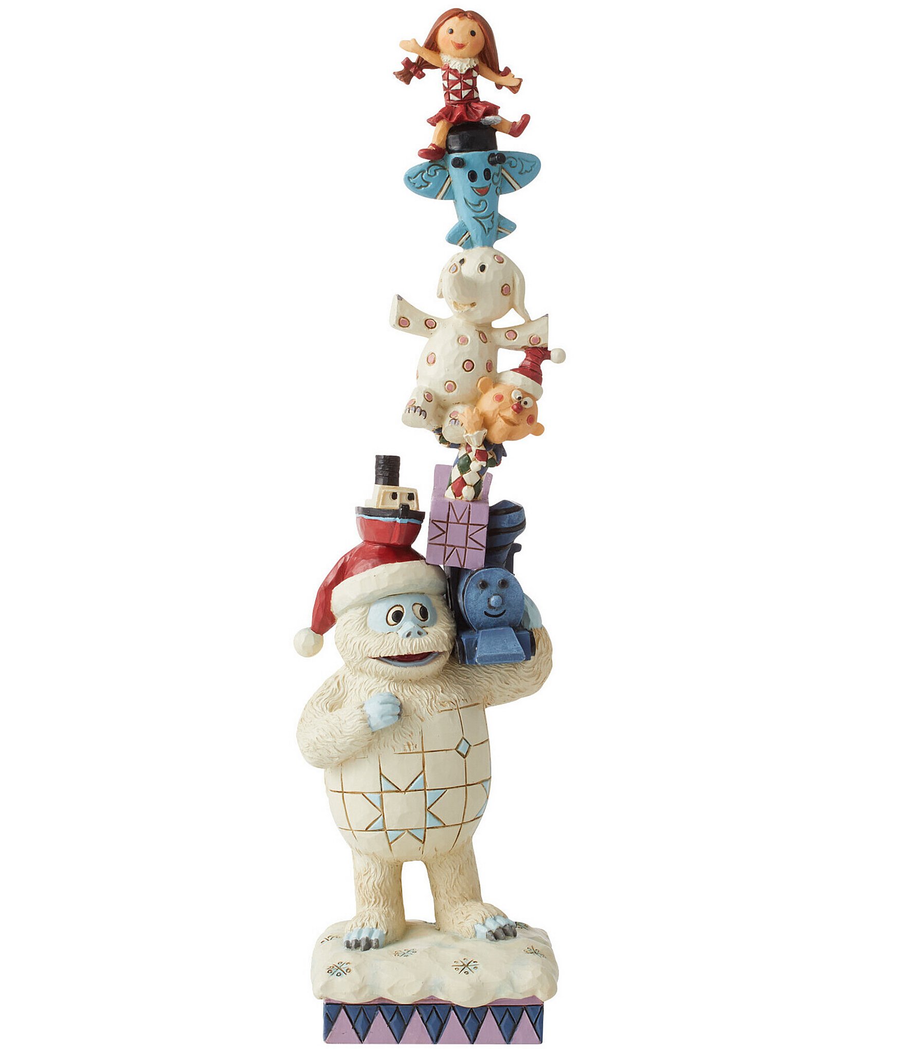 Rudolph Traditions by Jim Shore Bumble With Stacked Misfit Toy Figurine 