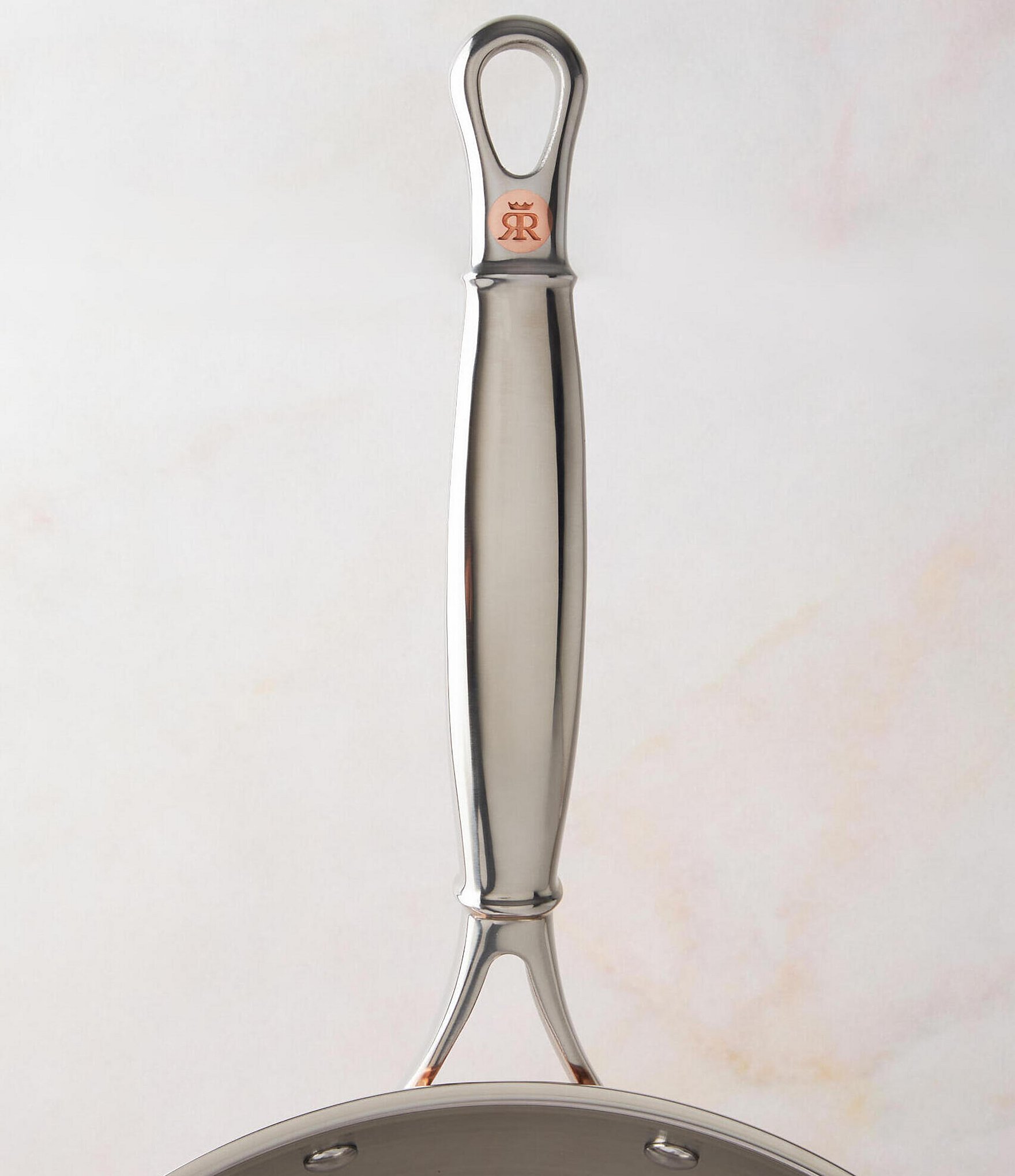 Ruffoni Symphonia Cupra 4-Quart Saute Pan with Helper Handle