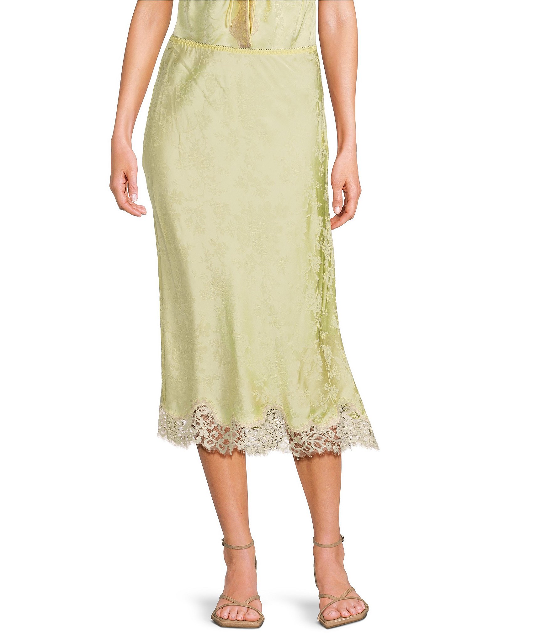 Rumored Lady Lace Coordinating Midi Skirt | Dillard's