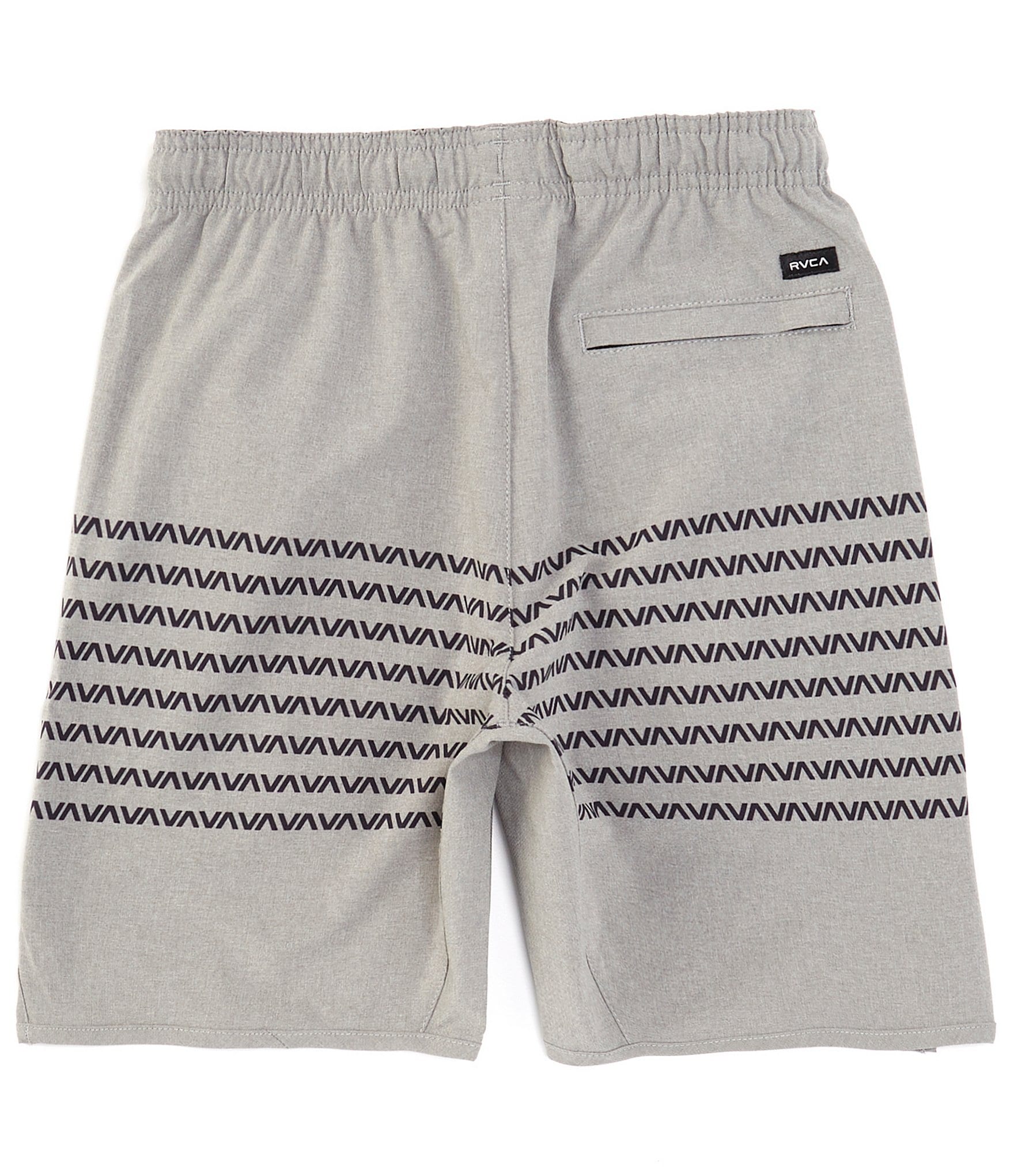 RVCA Big Boys 8-20 Yogger Stretch Elastic 15#double; Inseam Logo Printed Shorts