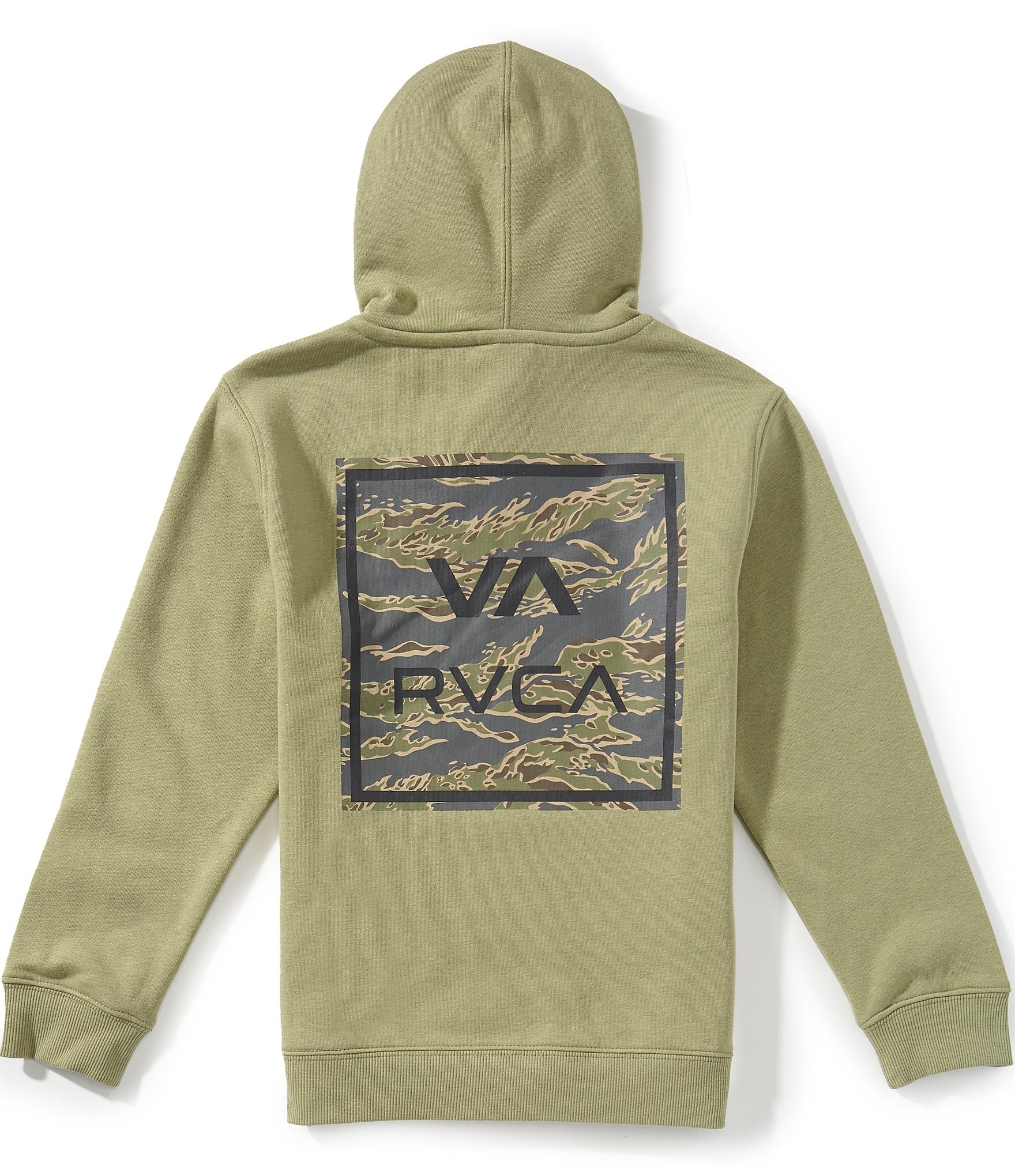 RVCA Big Boys Camo Hoodie
