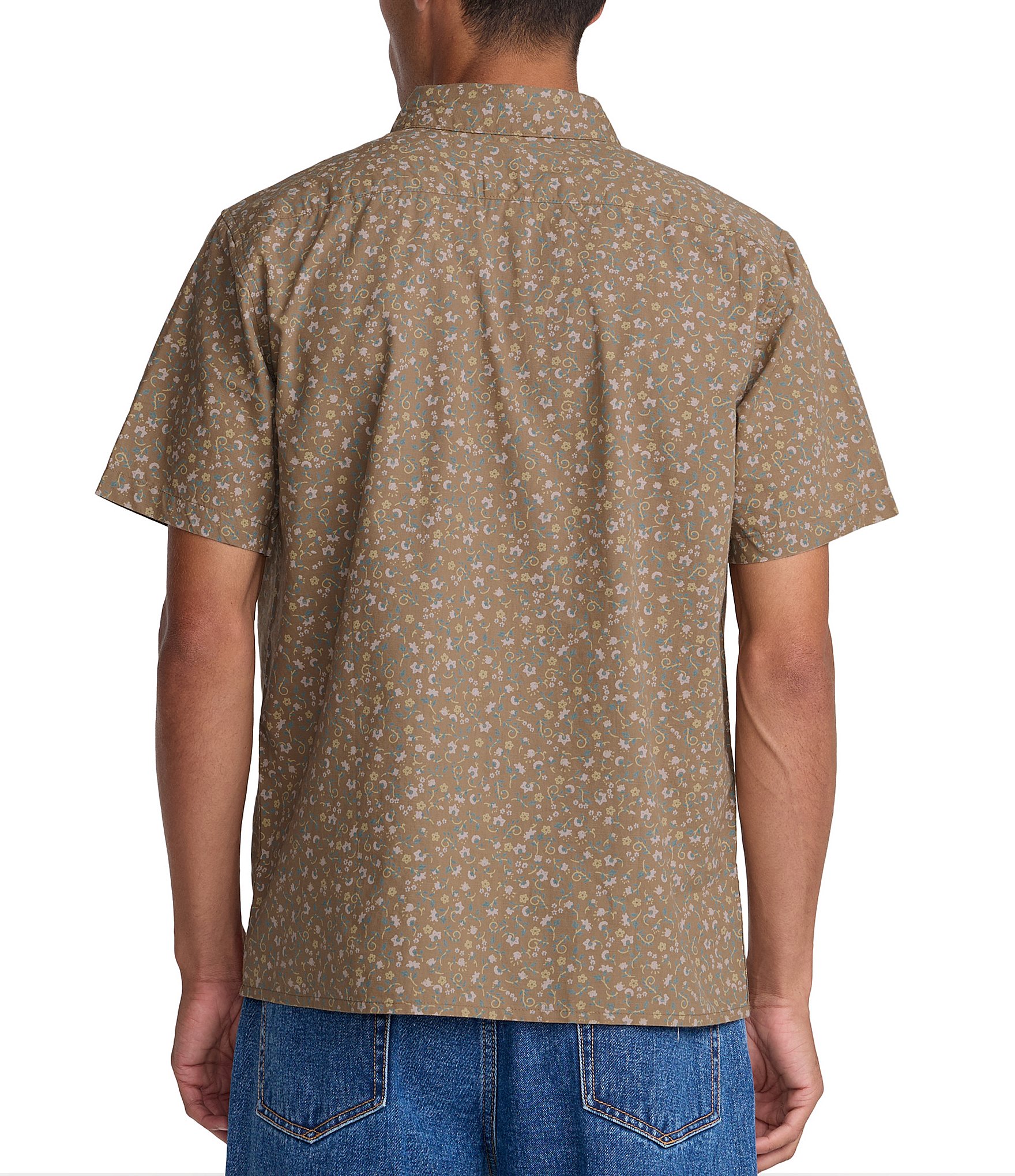 RVCA Breezy Ditsy Short Sleeve Woven Shirt