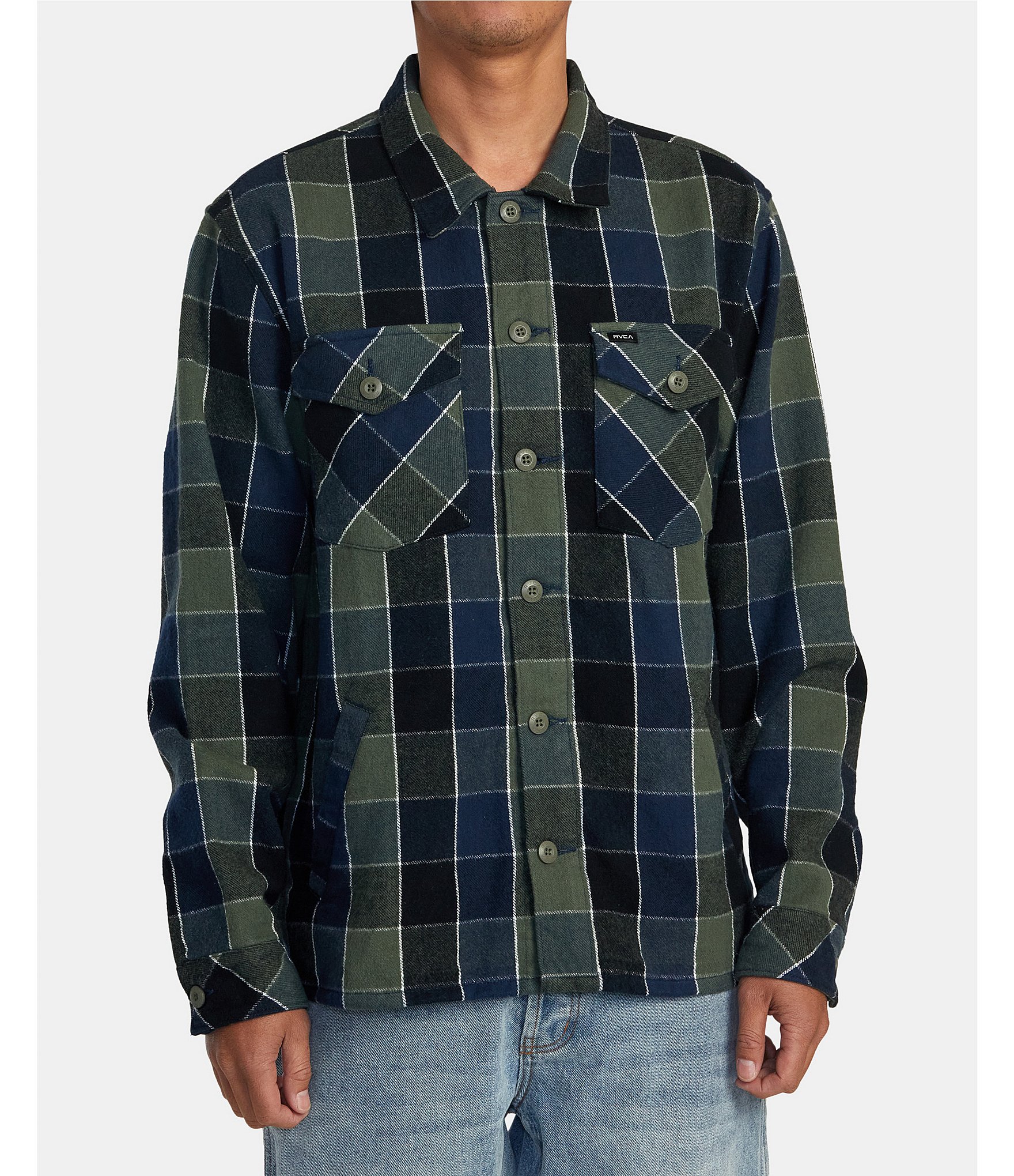 RVCA Flight Risk Long-Sleeve Shirt Jacket | Dillard's