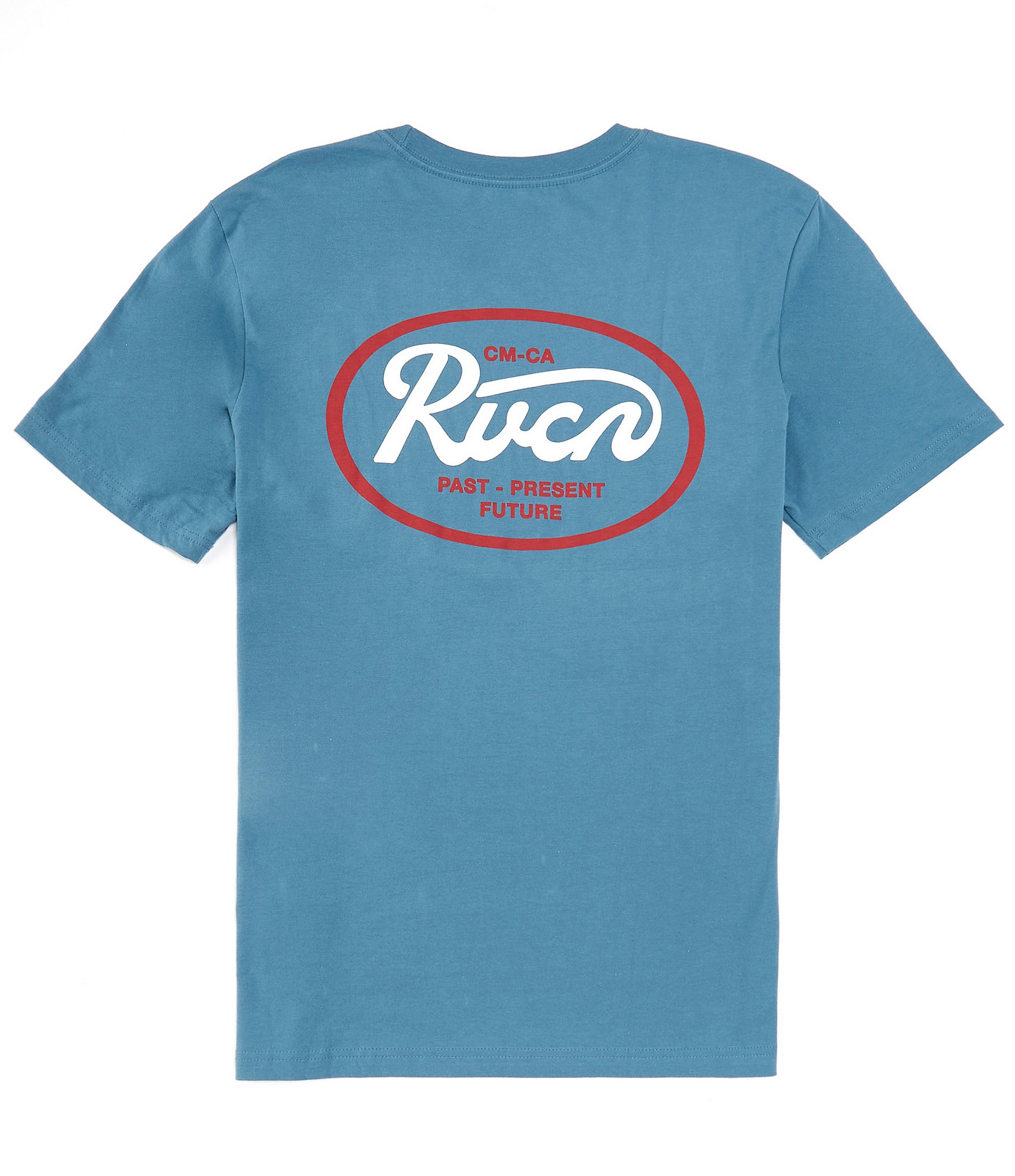 RVCA Oval Script Short Sleeve Graphic T-Shirt | Dillard's image.