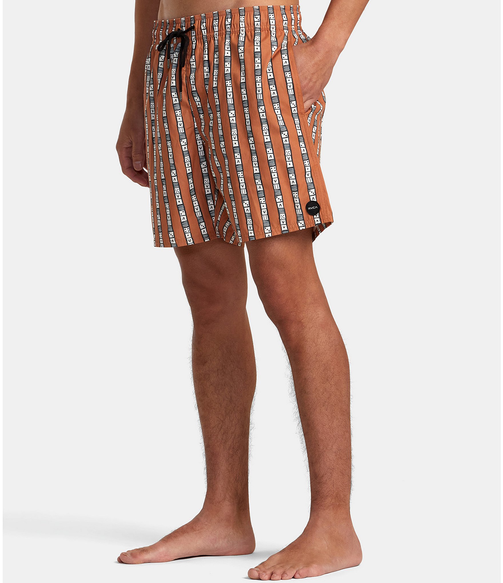 RVCA Perry Elastic Waist 17#double; Outseam Volley Shorts