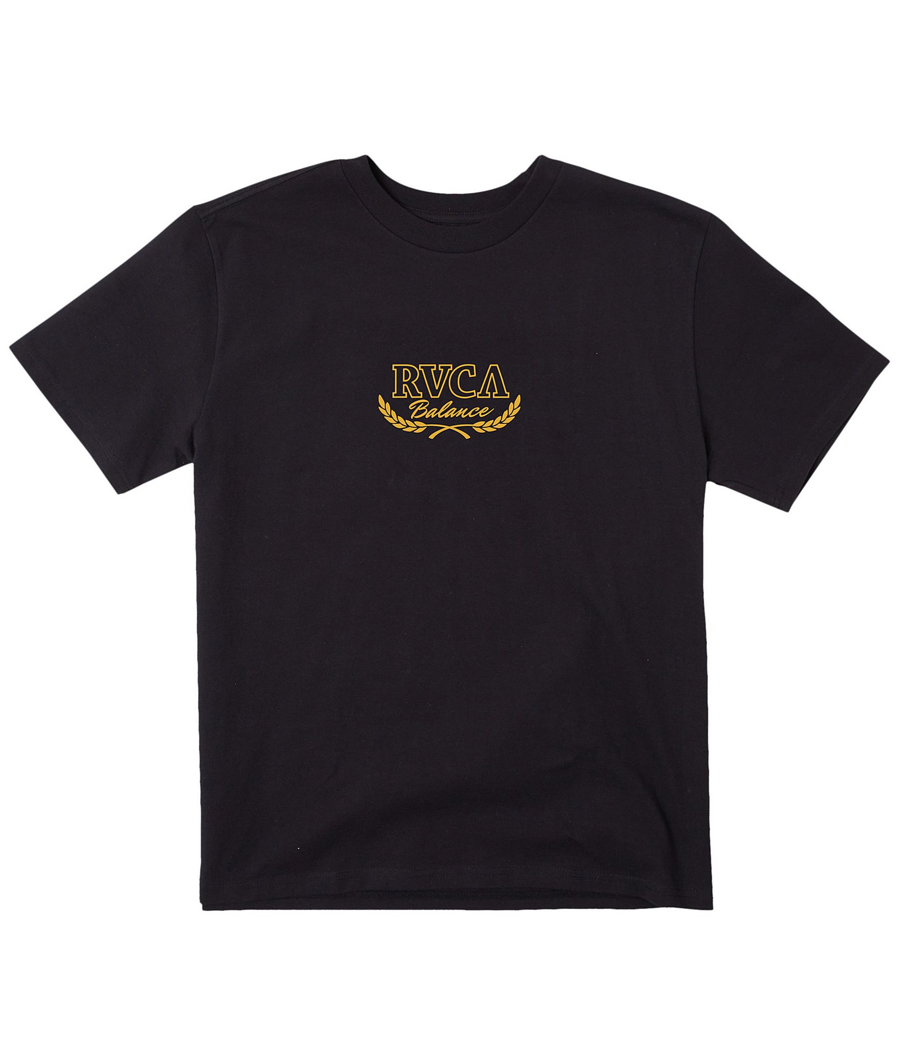 RVCA Short Sleeve Laurel Embroidered Logo T-Shirt | Dillard's