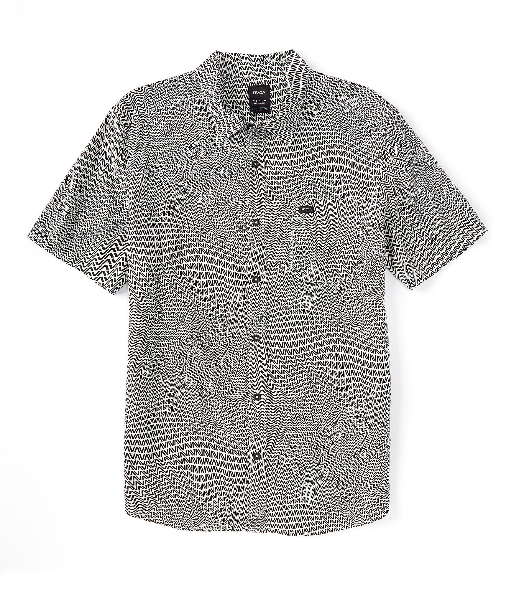 RVCA Short-Sleeve VA Weave Shirt | Dillard's
