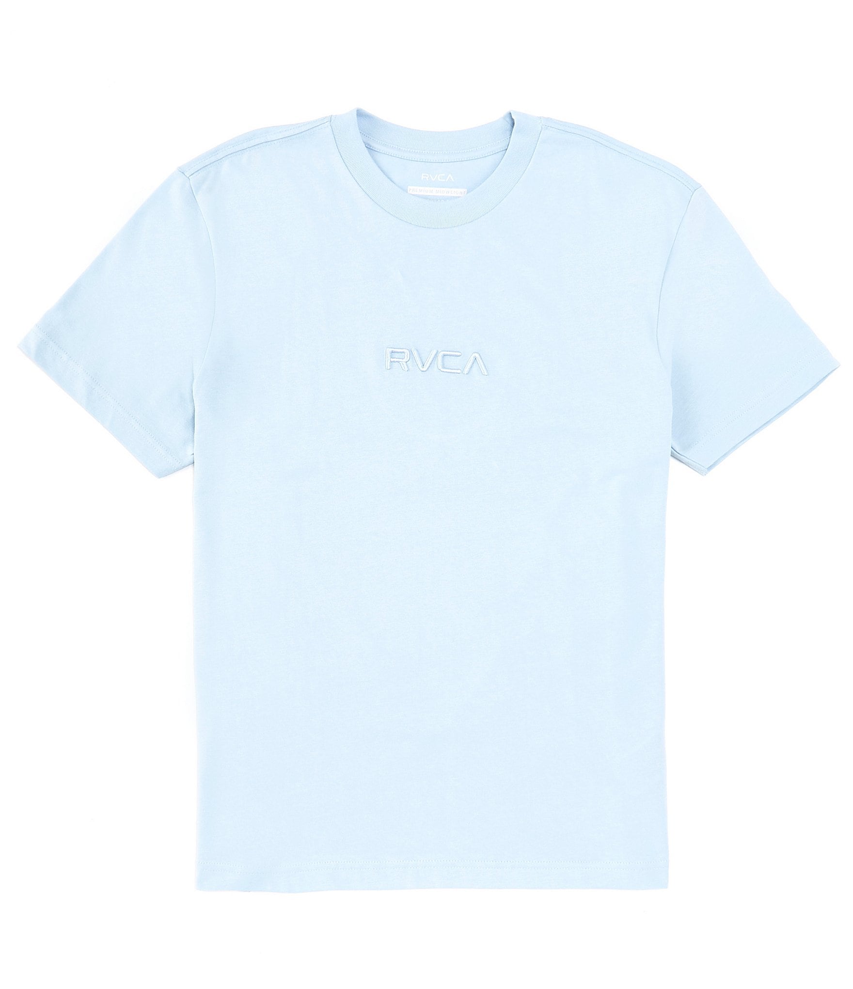 RVCA Small Embroidered Logo Short Sleeve T-Shirt