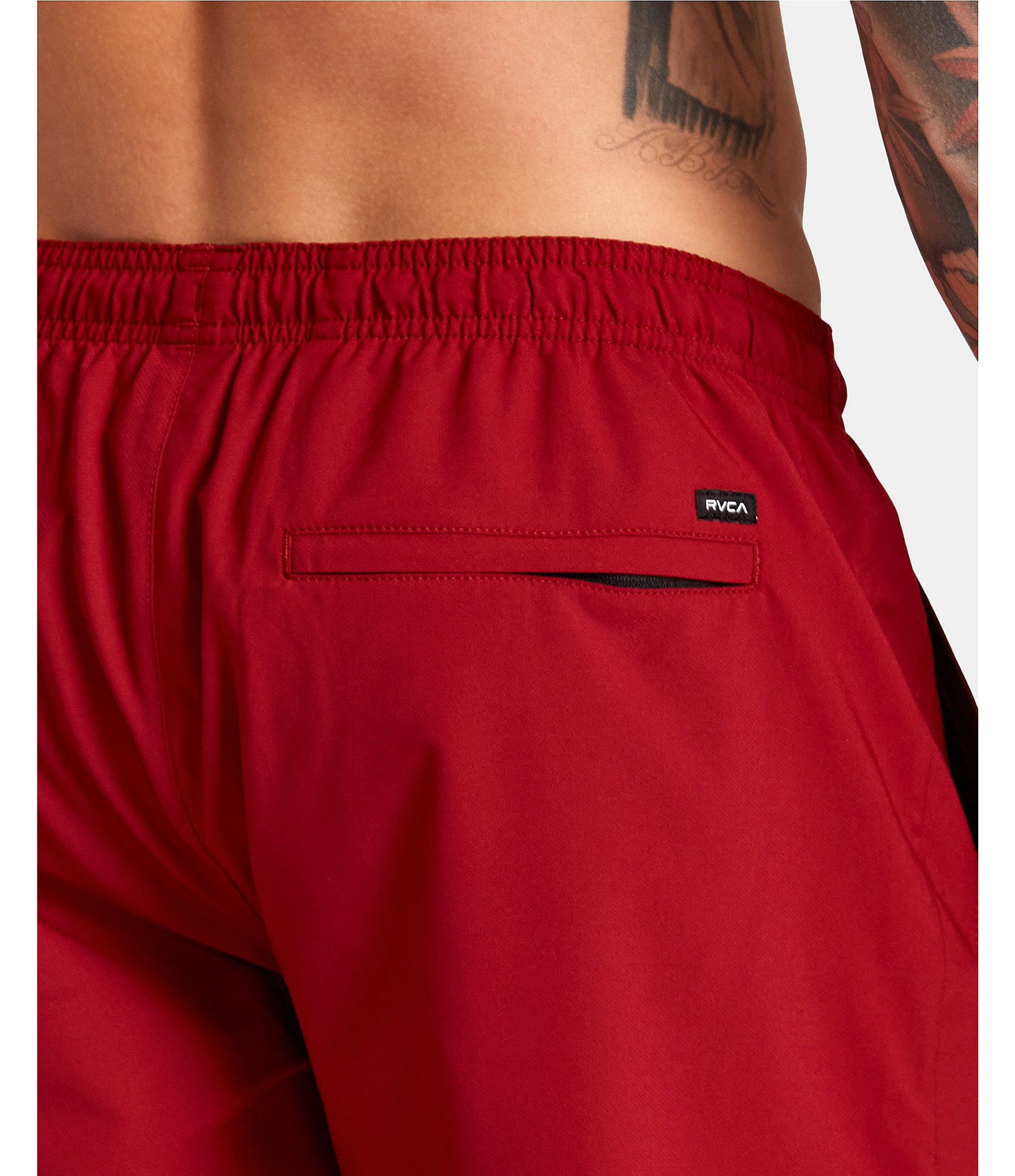 RVCA Yogger Performance Stretch 17#double; Outseam Solid Walk Shorts