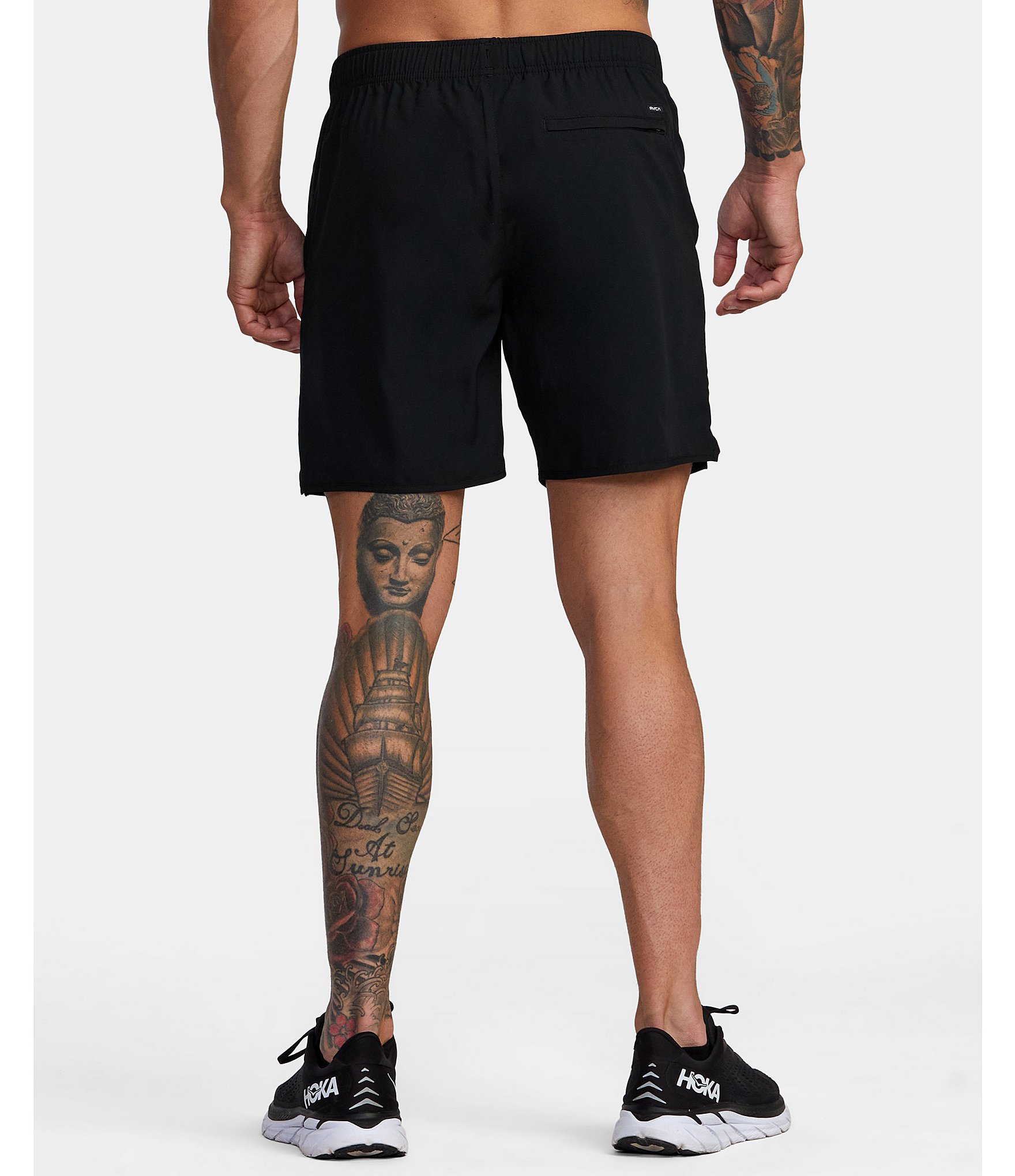 RVCA Yogger Performance Stretch 17#double; Outseam Solid Walk Shorts