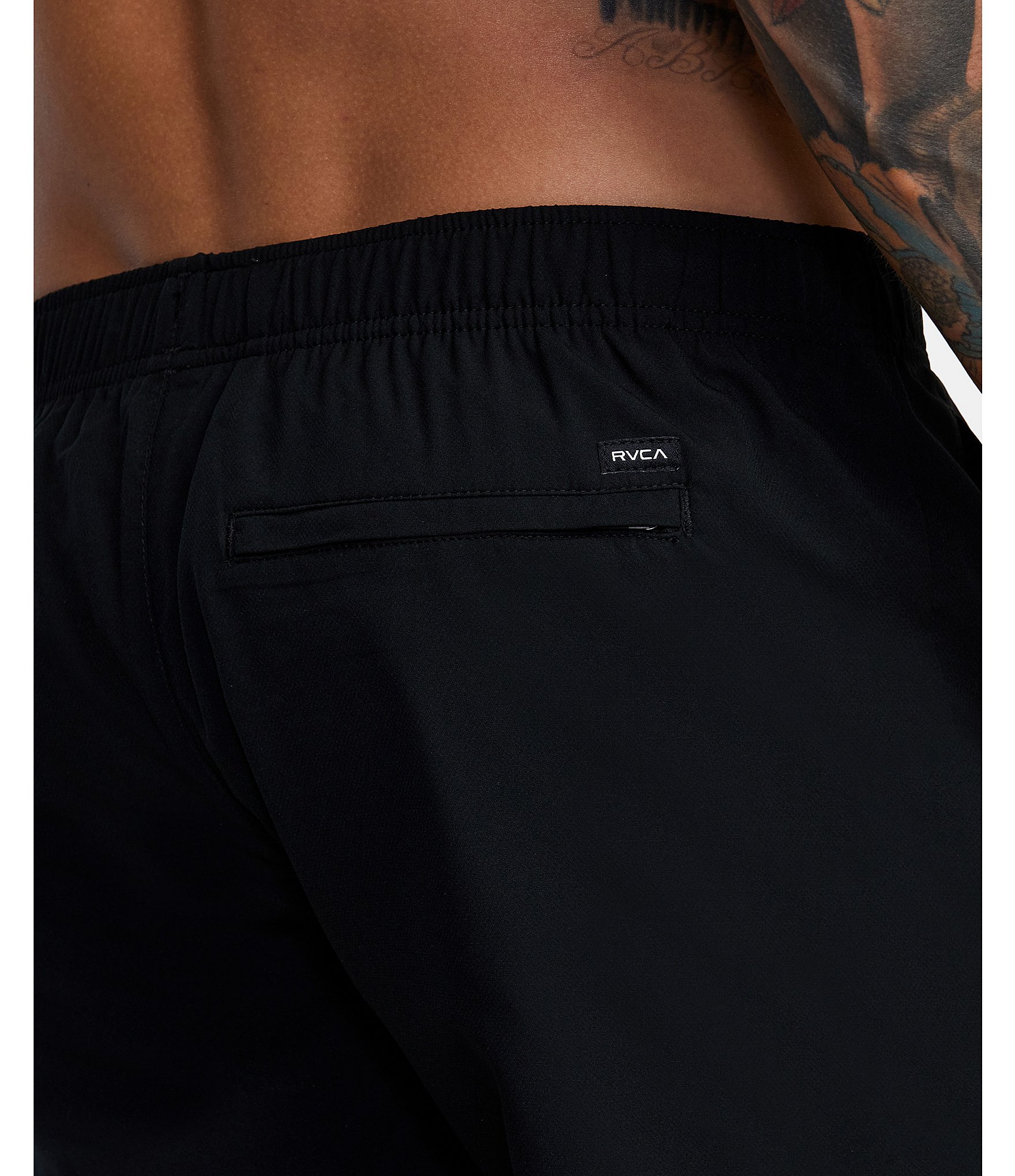 RVCA Yogger Performance Stretch 17#double; Outseam Solid Walk Shorts