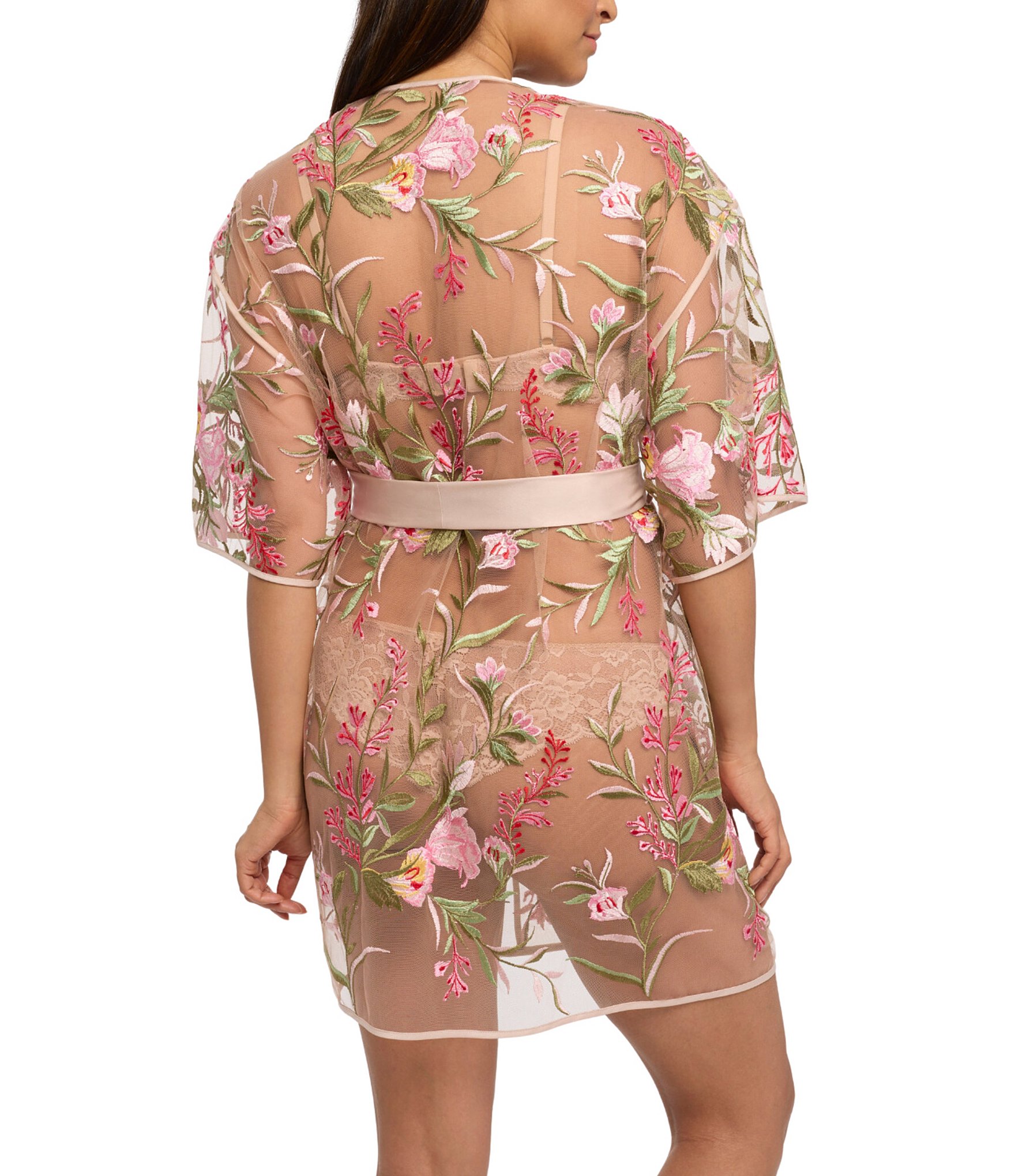 Rya Collection Valencia Floral Embroidered Cover Up