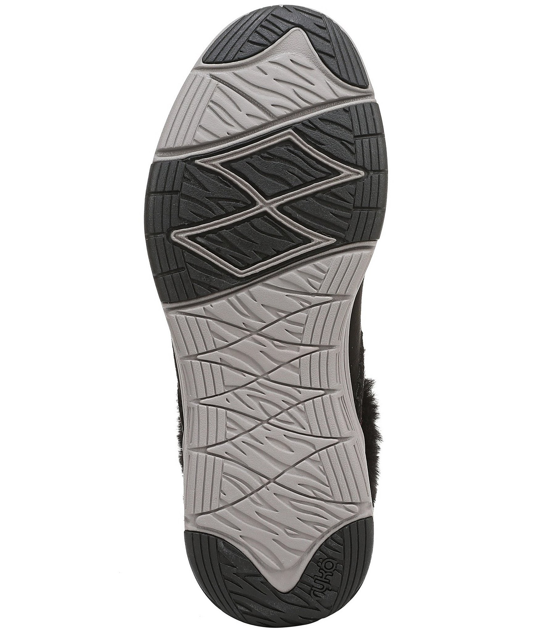 Ryka Women's Arrow Faux Fur Sherpa Collar Mule Slippers