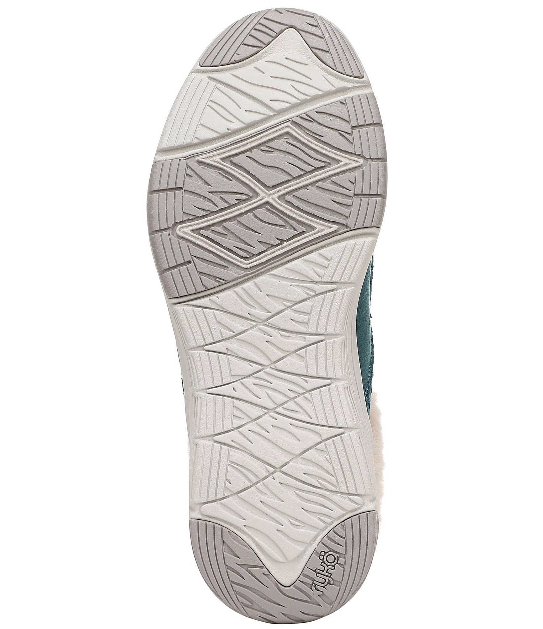 Ryka Women's Arrow Faux Fur Sherpa Collar Mule Slippers