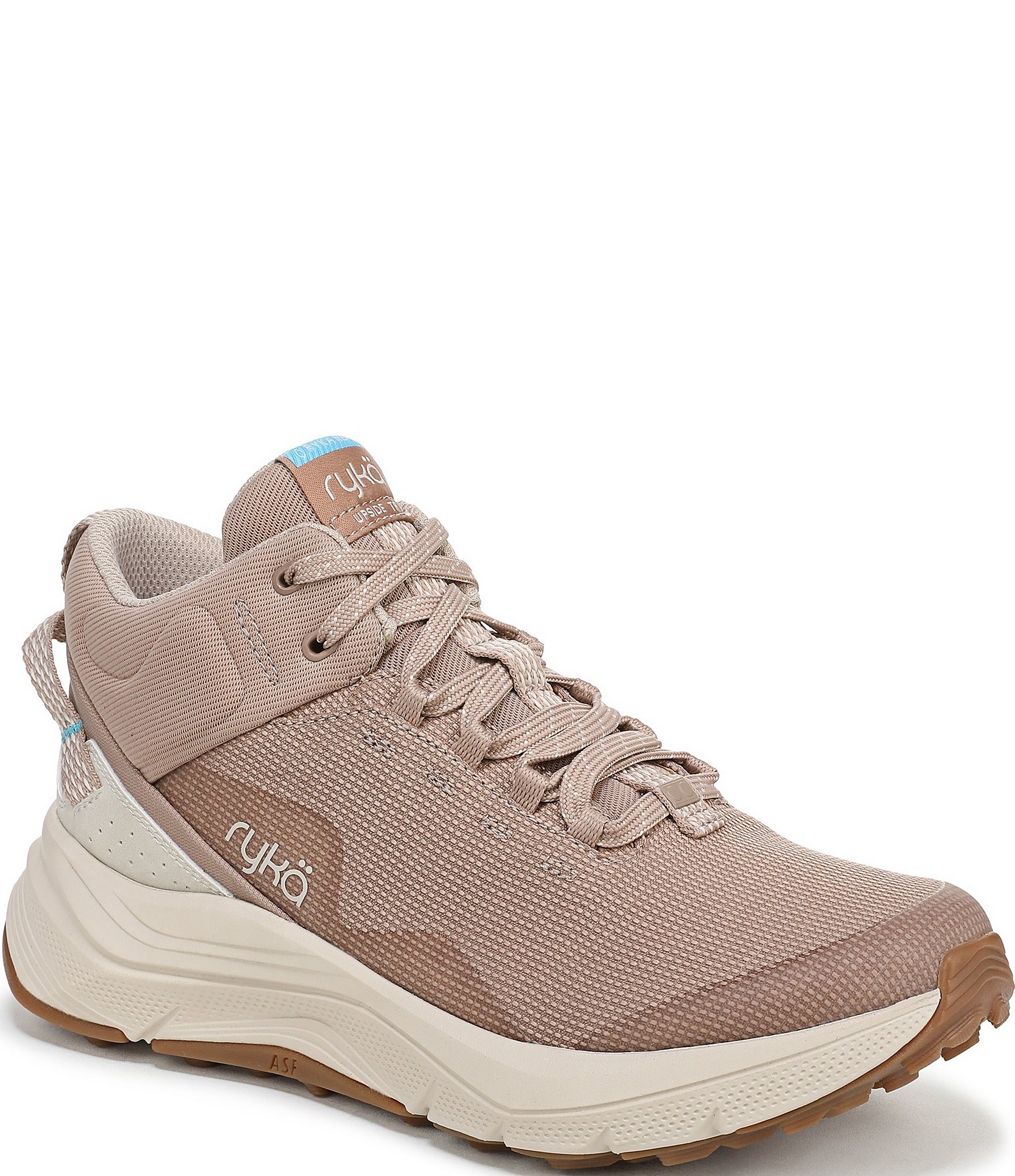 Ryka Women's Upside TR Lace Up Mesh Trail Sneaker Ankle Booties