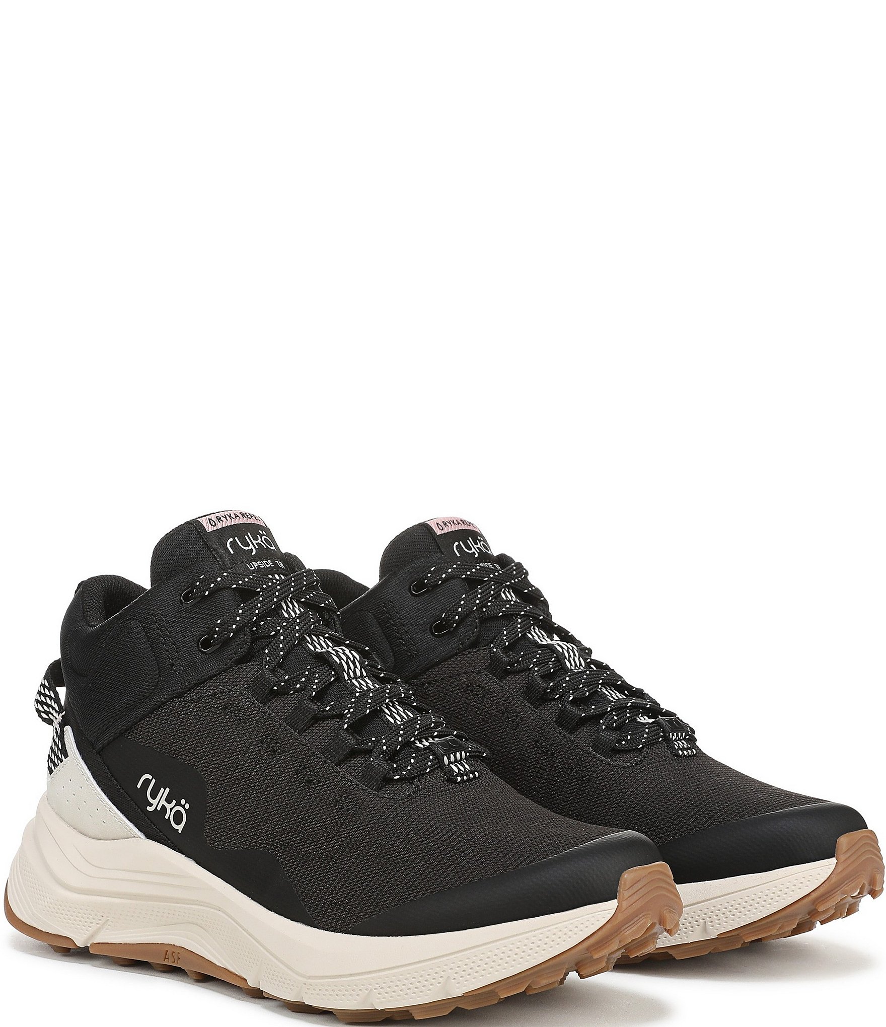 Ryka Women's Upside TR Lace Up Mesh Trail Sneaker Ankle Booties