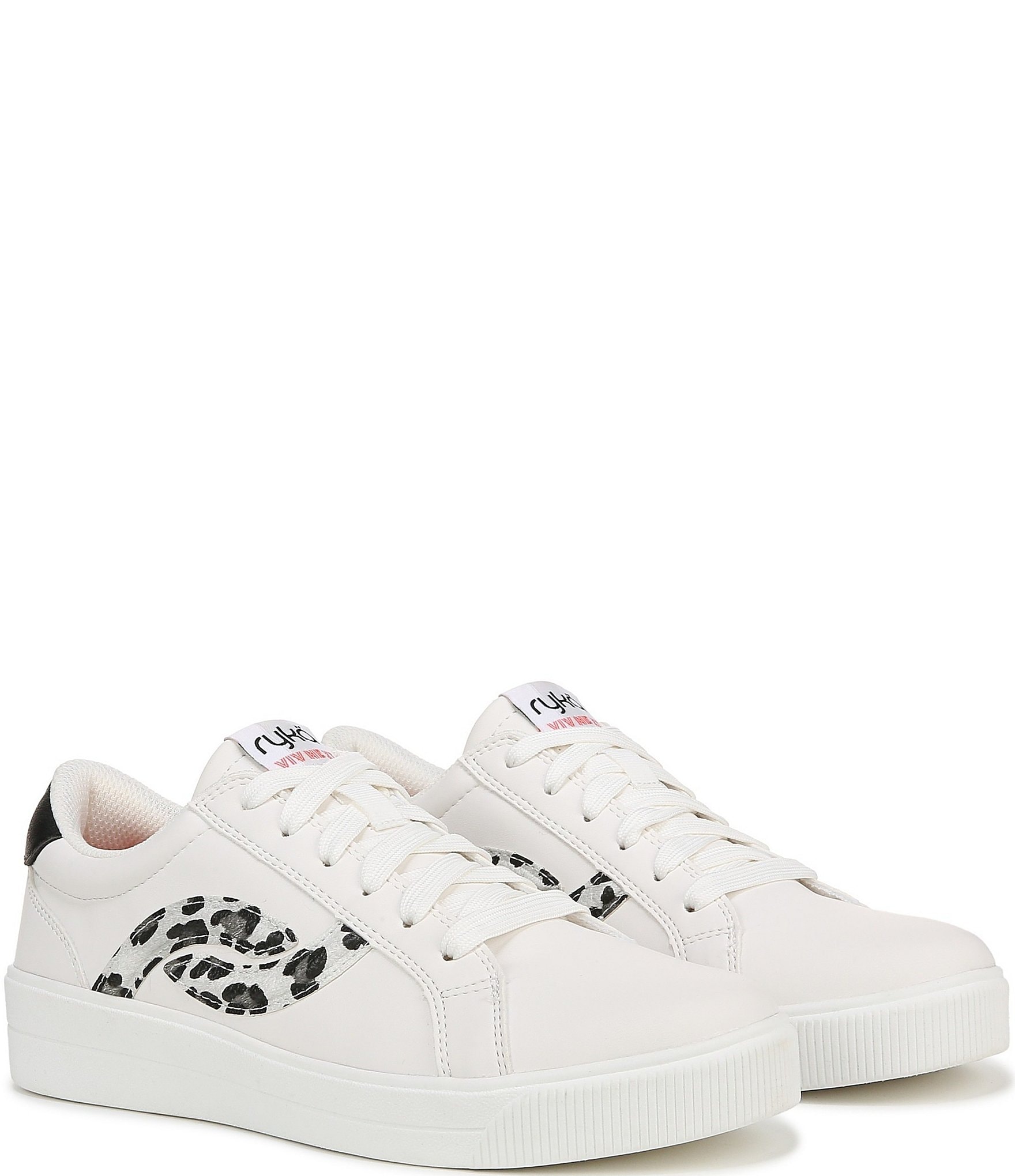 Ryka Women's Viv Next Leopard Lace Up Sneakers