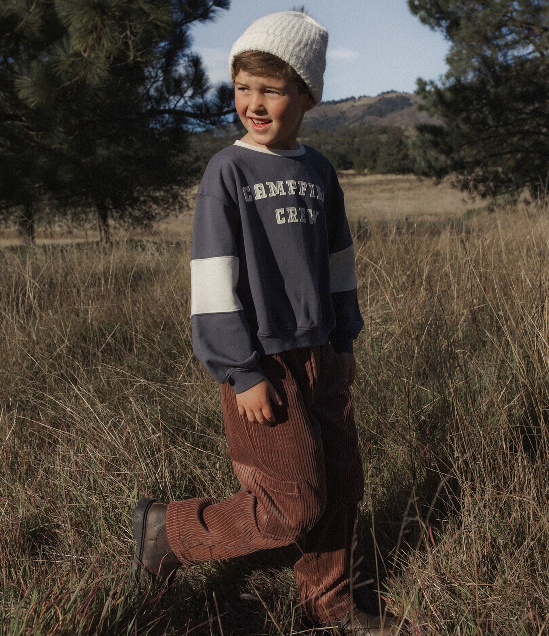 Rylee + Cru Little Boys Campfire Crew Sweatshirt