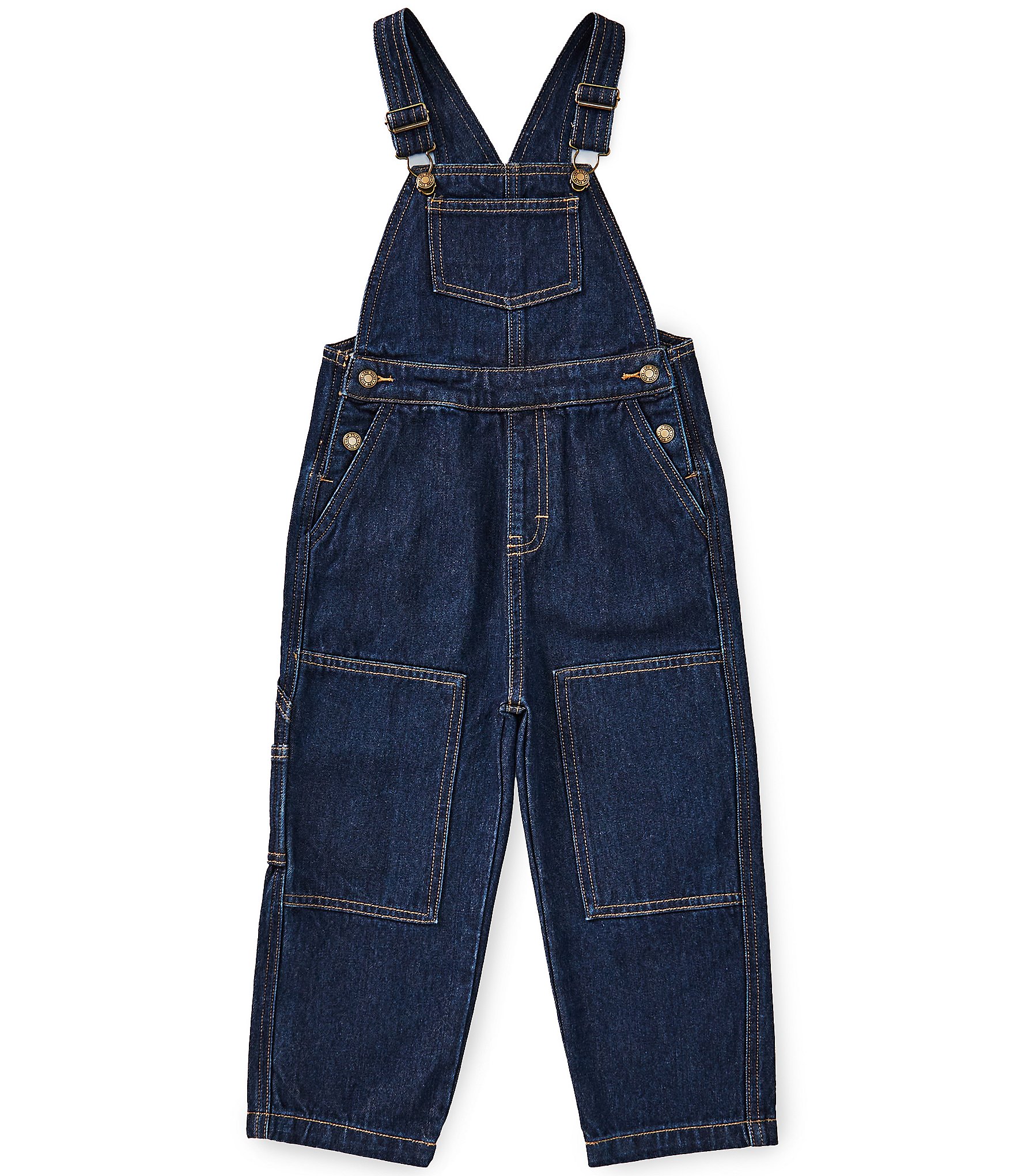 Rylee + Cru Little Boys Denim Utility Overalls