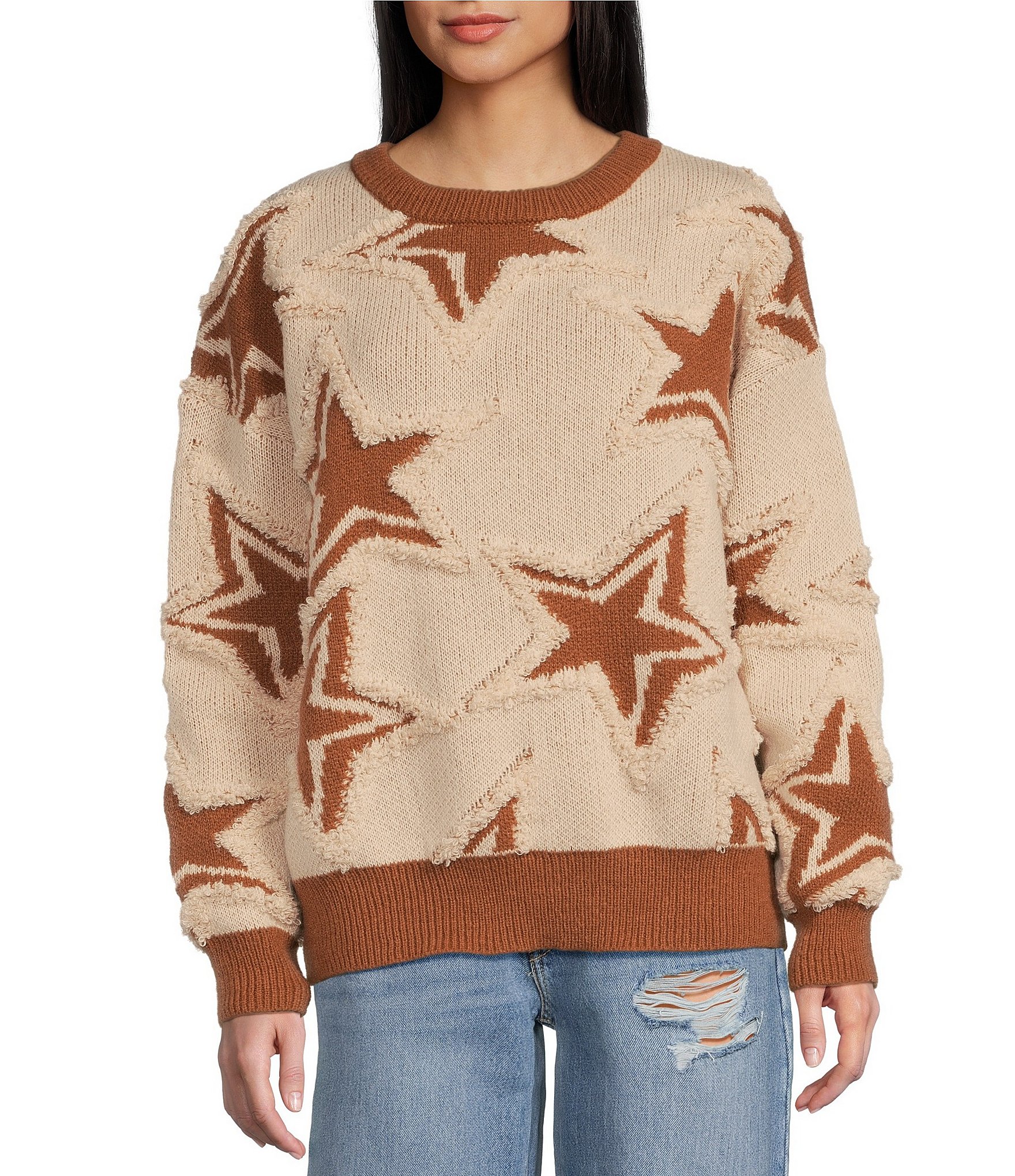 Authentic Oversized Star Sweater