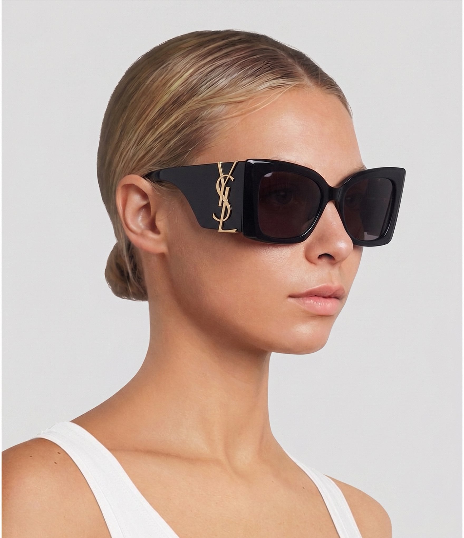 Yves Saint Laurent Women's Blaze SL M119 54mm Oversized Cat Eye Statement Sunglasses