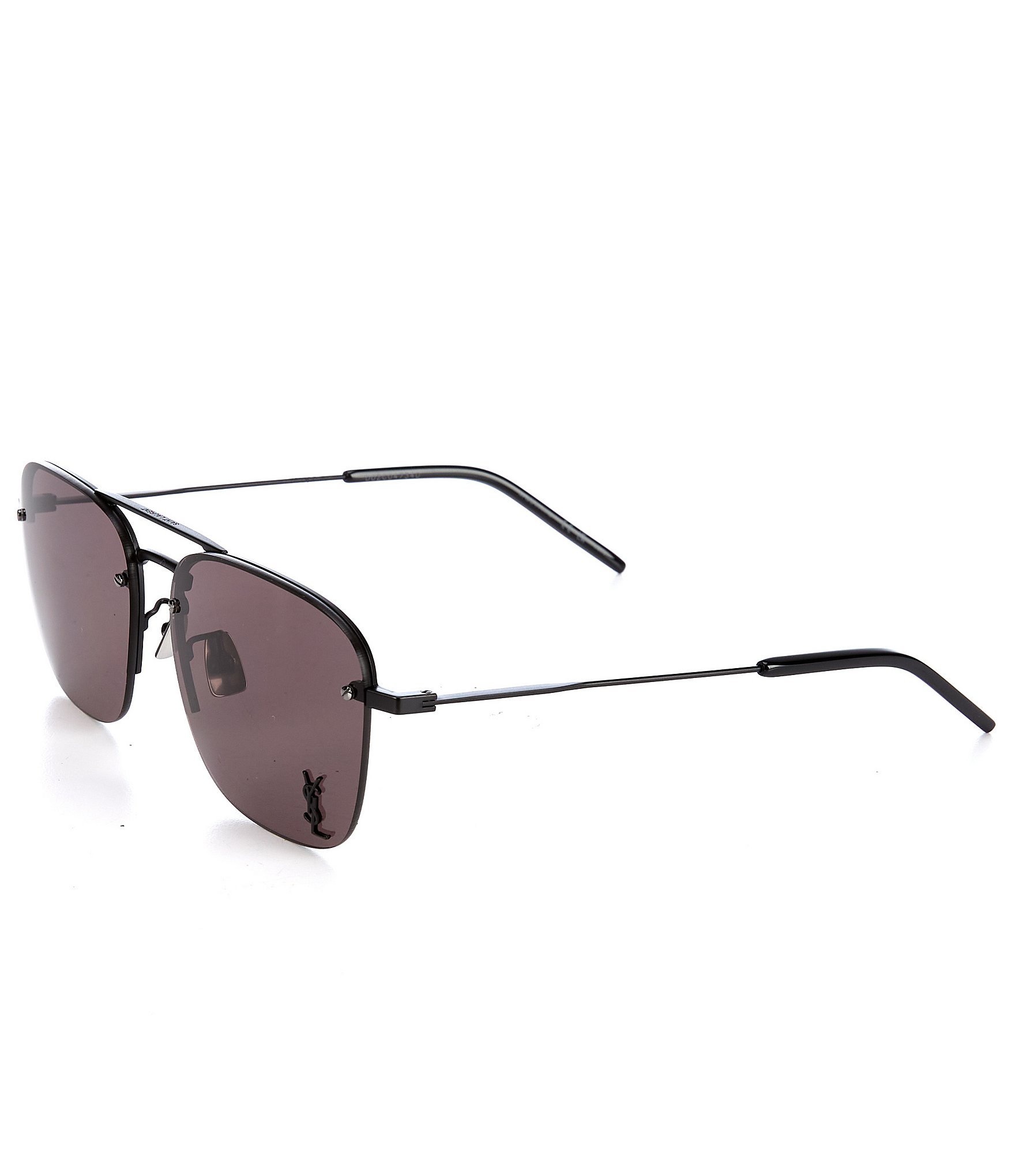 Saint Laurent Gold Navigator Sunglasses