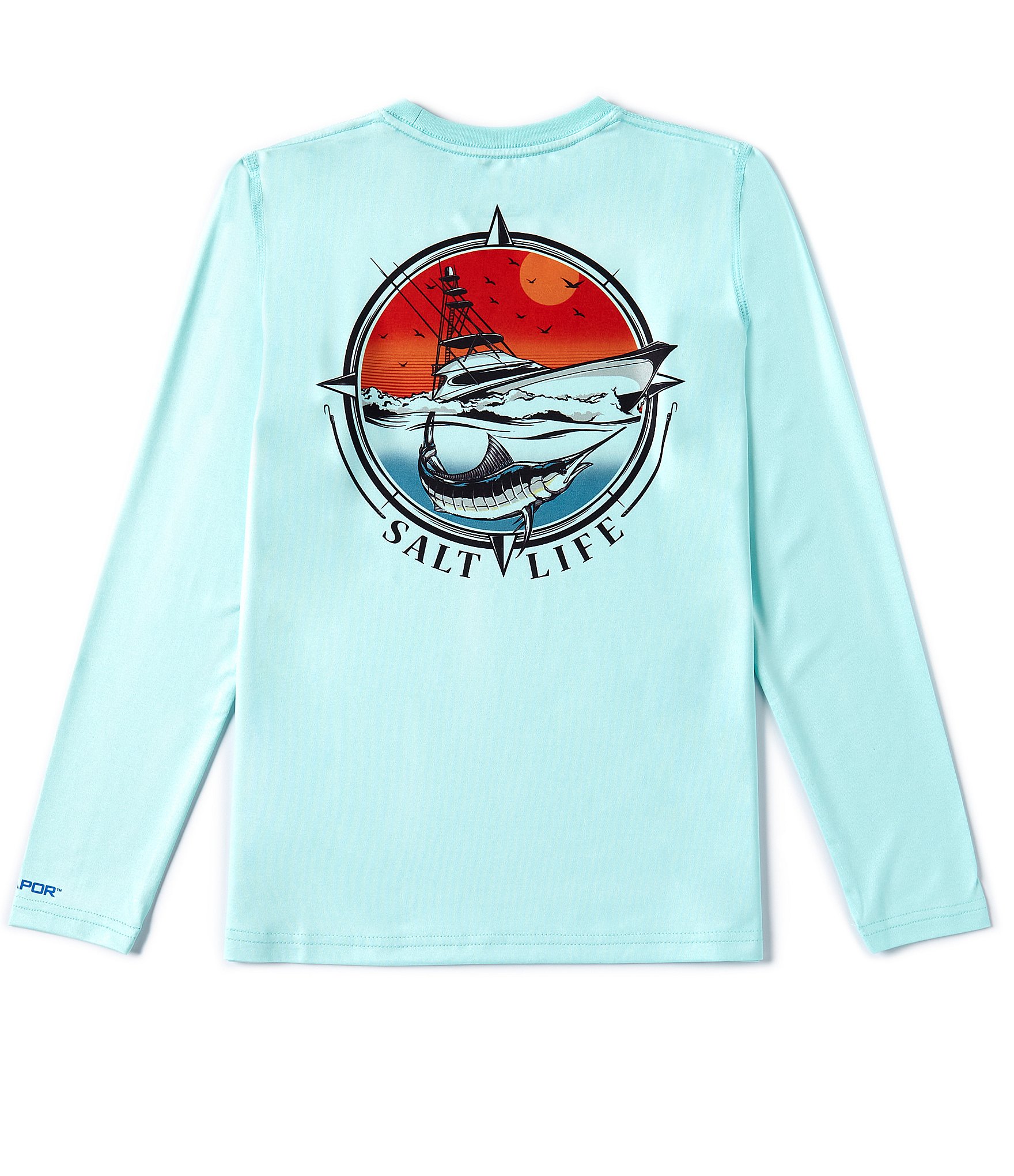 Salt Life Big Boys 8-20 Long Sleeve UV Sunset Graphic T-Shirt - S