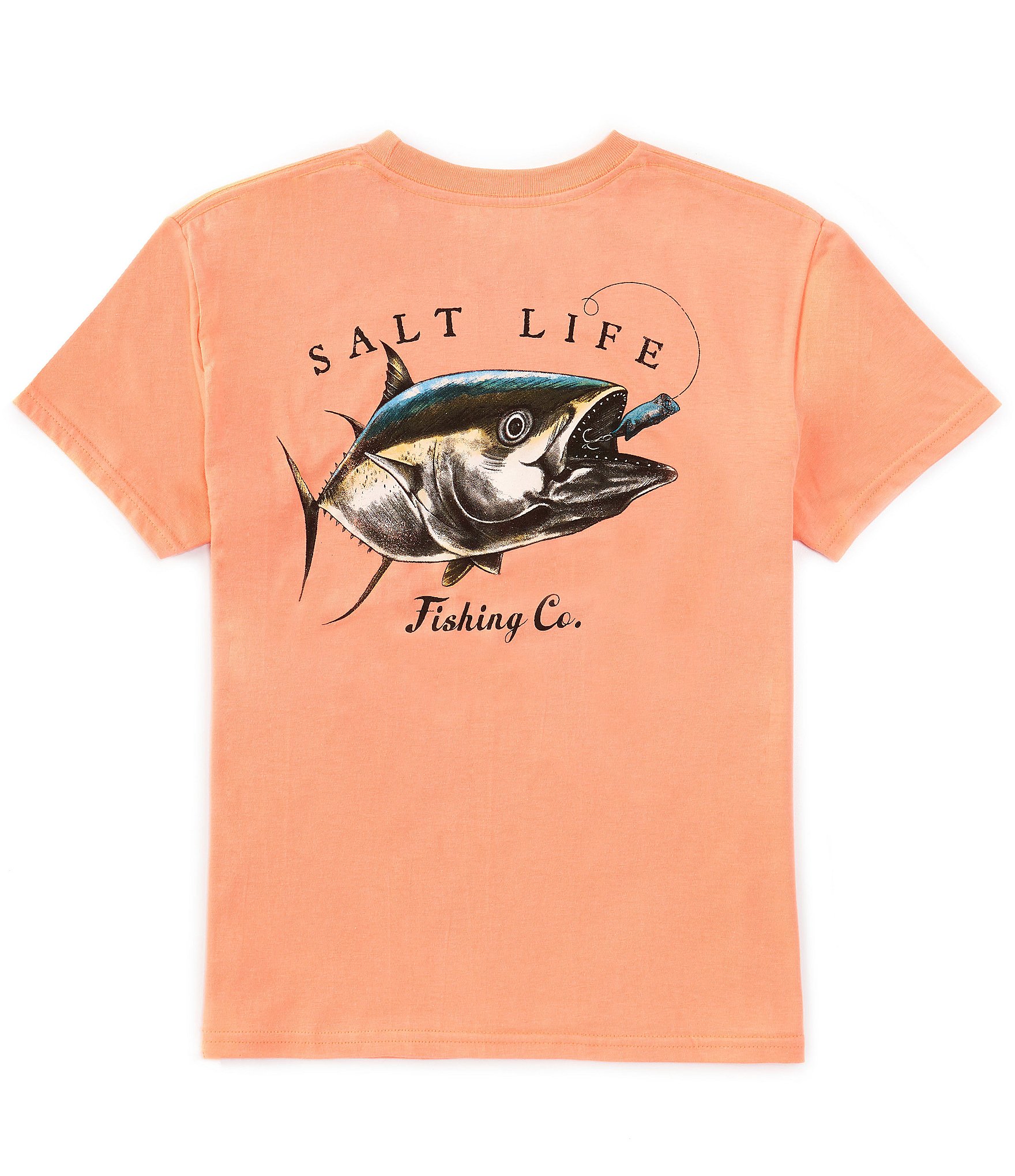 Salt Life Big Boys 8-20 Short Sleeve Chasing Giants Graphic T-Shirt