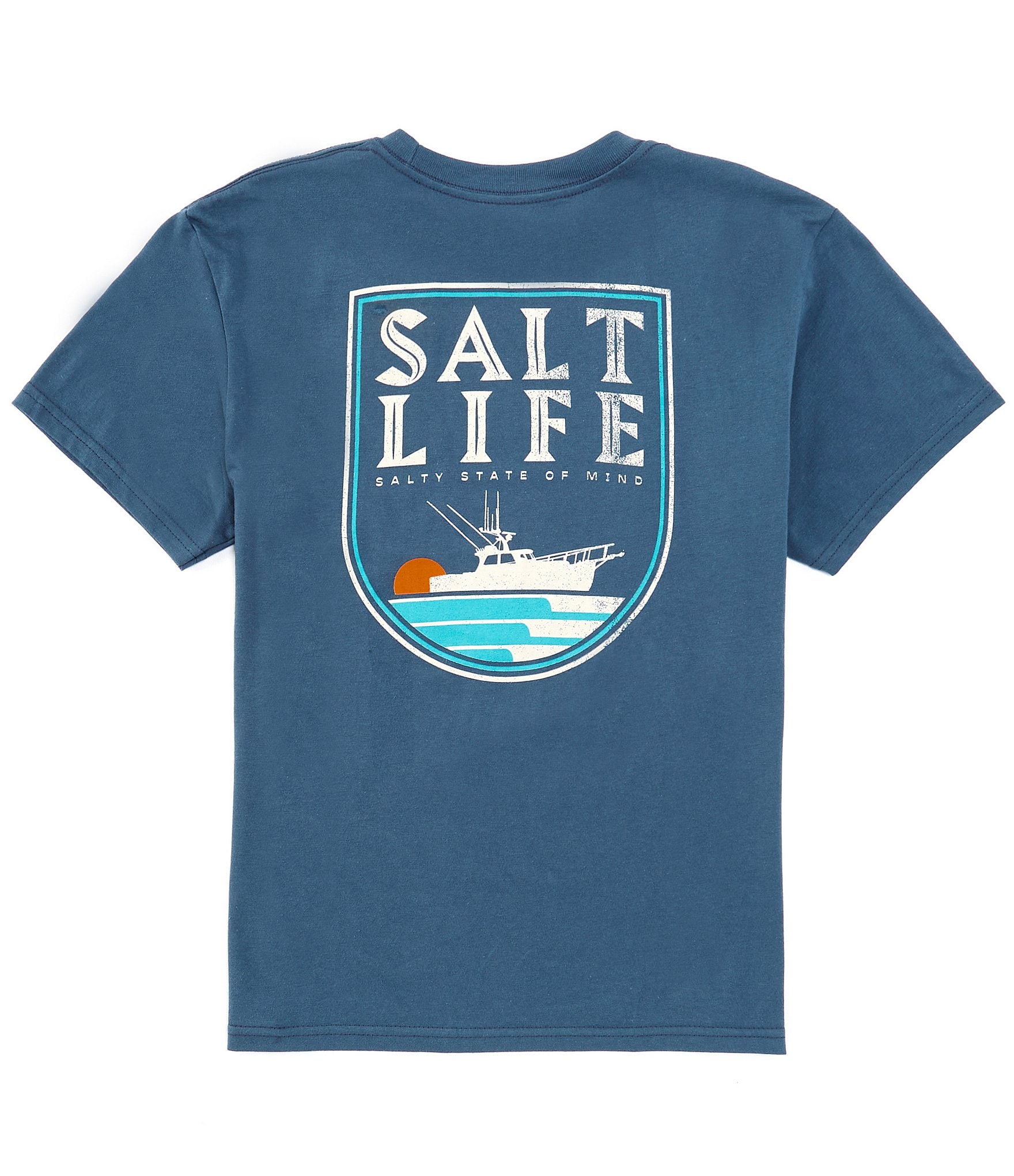 Salt Life Big Boys 8-20 Short Sleeve Dawn Departure Graphic T-Shirt