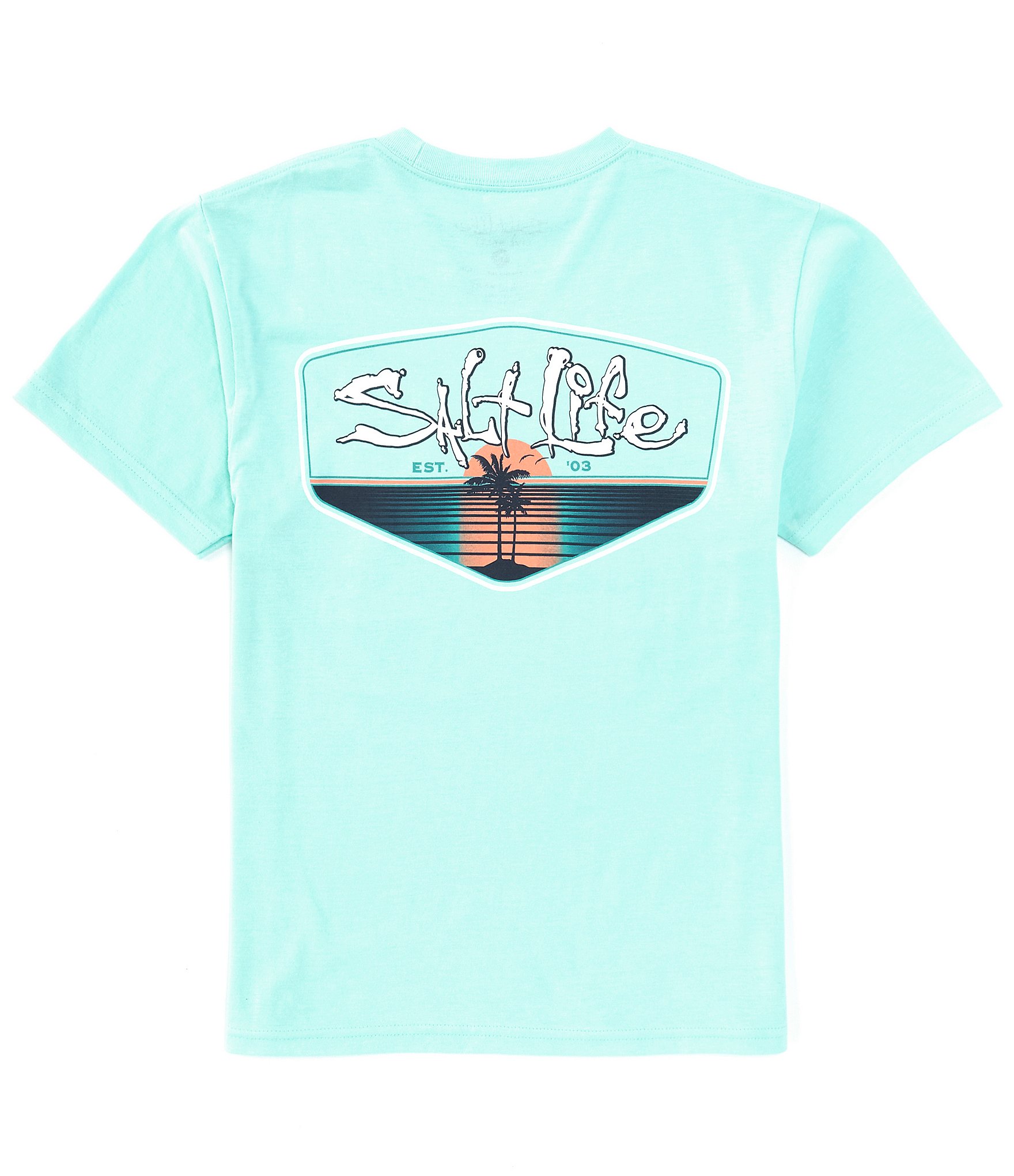 Salt Life Big Boys 8-20 Short Sleeve Private Island Graphic T-Shirt