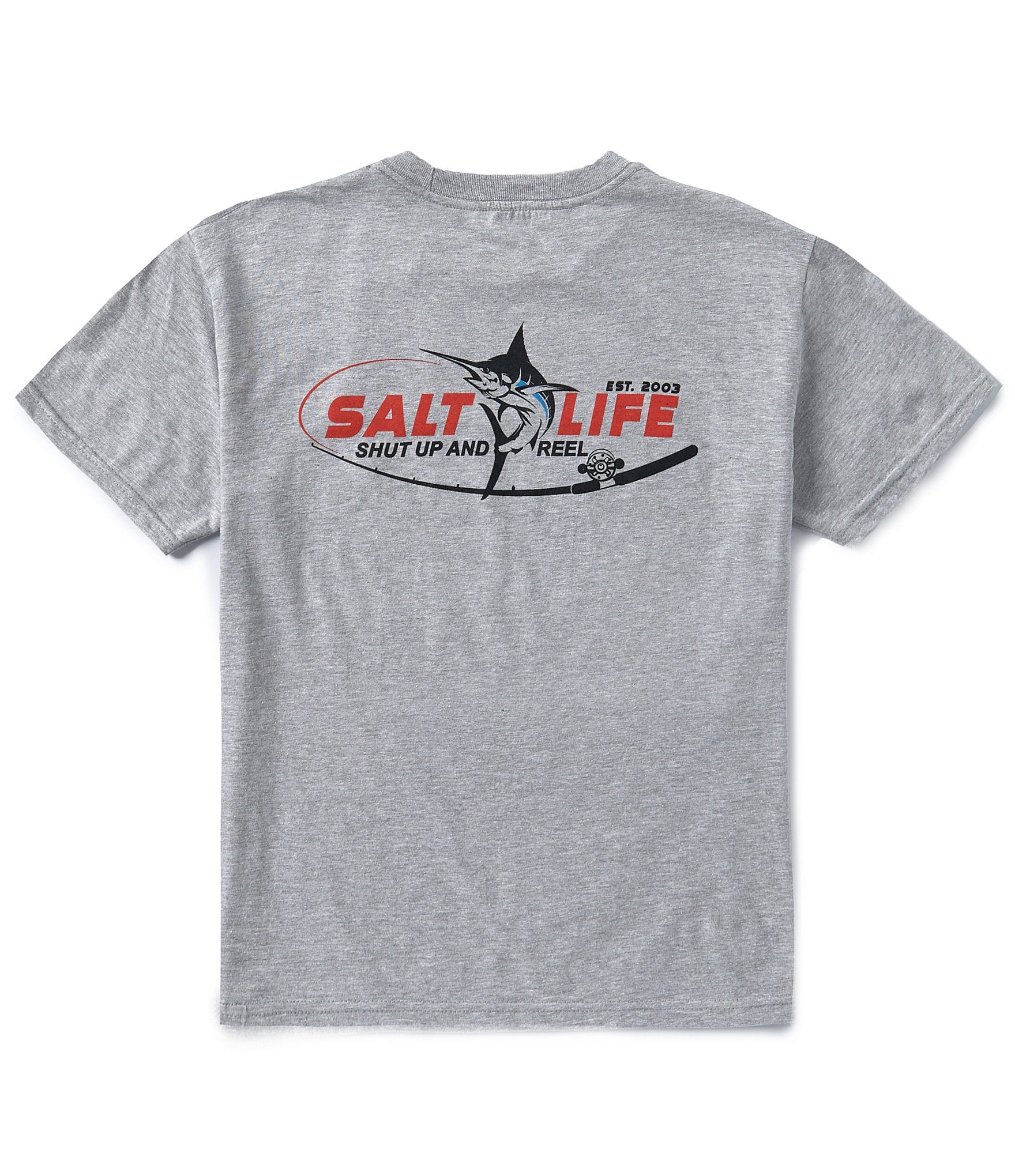 Salt Life Big Boys 8-20 Short Sleeve Reel Time T-Shirt