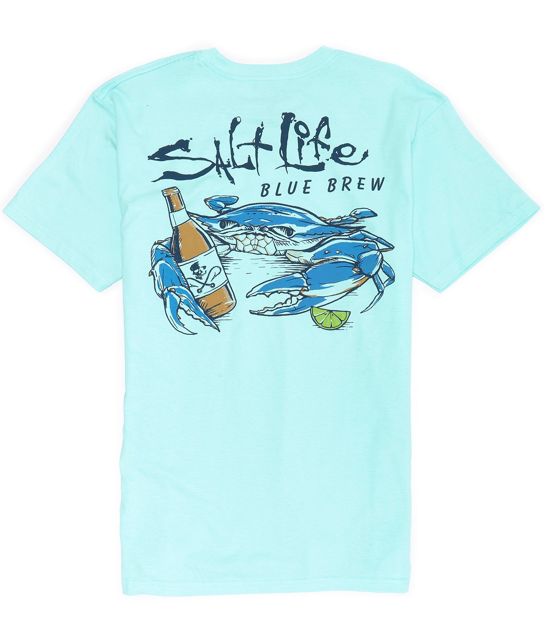 Salt Life Blue Crab Short-Sleeve Graphic Tee | Dillard's