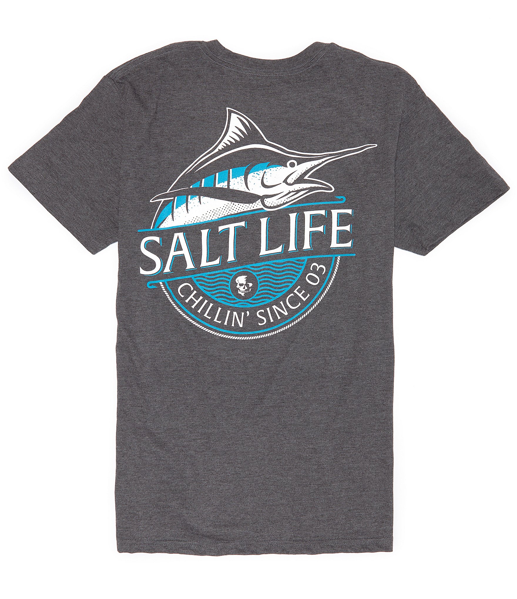 Salt Life Chillin Marlin Short-Sleeve Heathered Tee | Dillard's