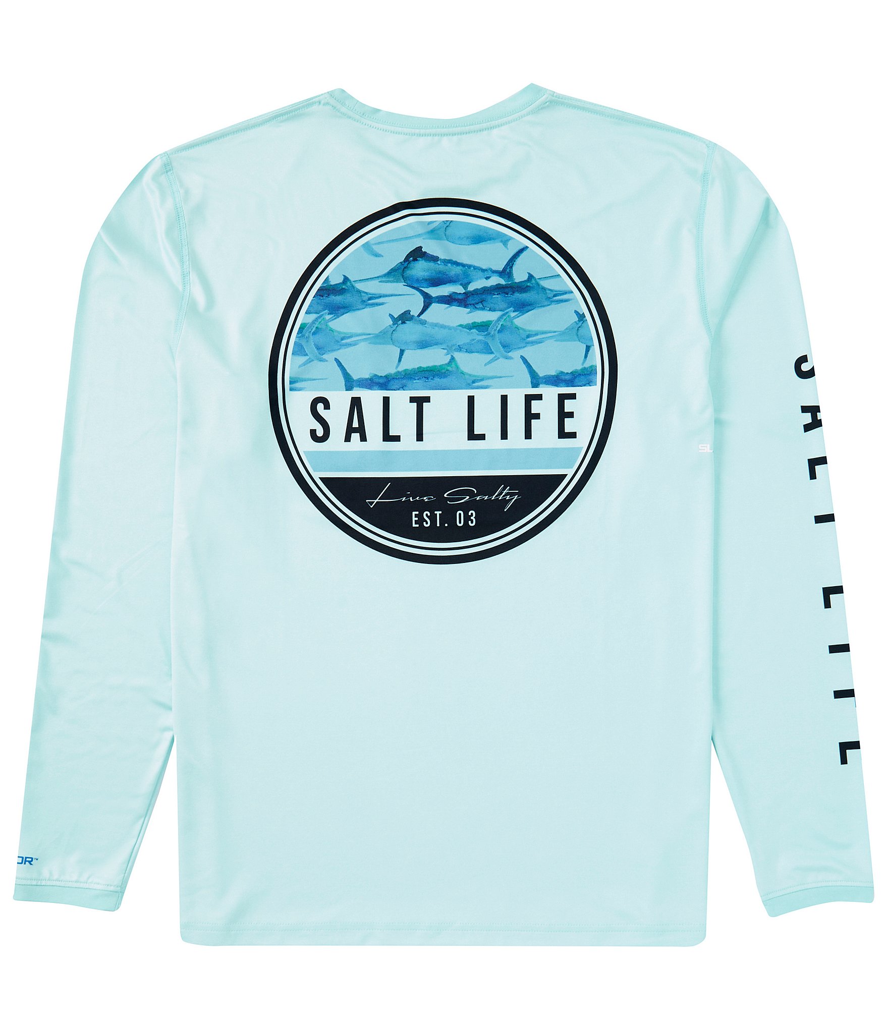 Salt Life Long Sleeve Marlin Retreat SLX Performance Graphic T-Shirt ...