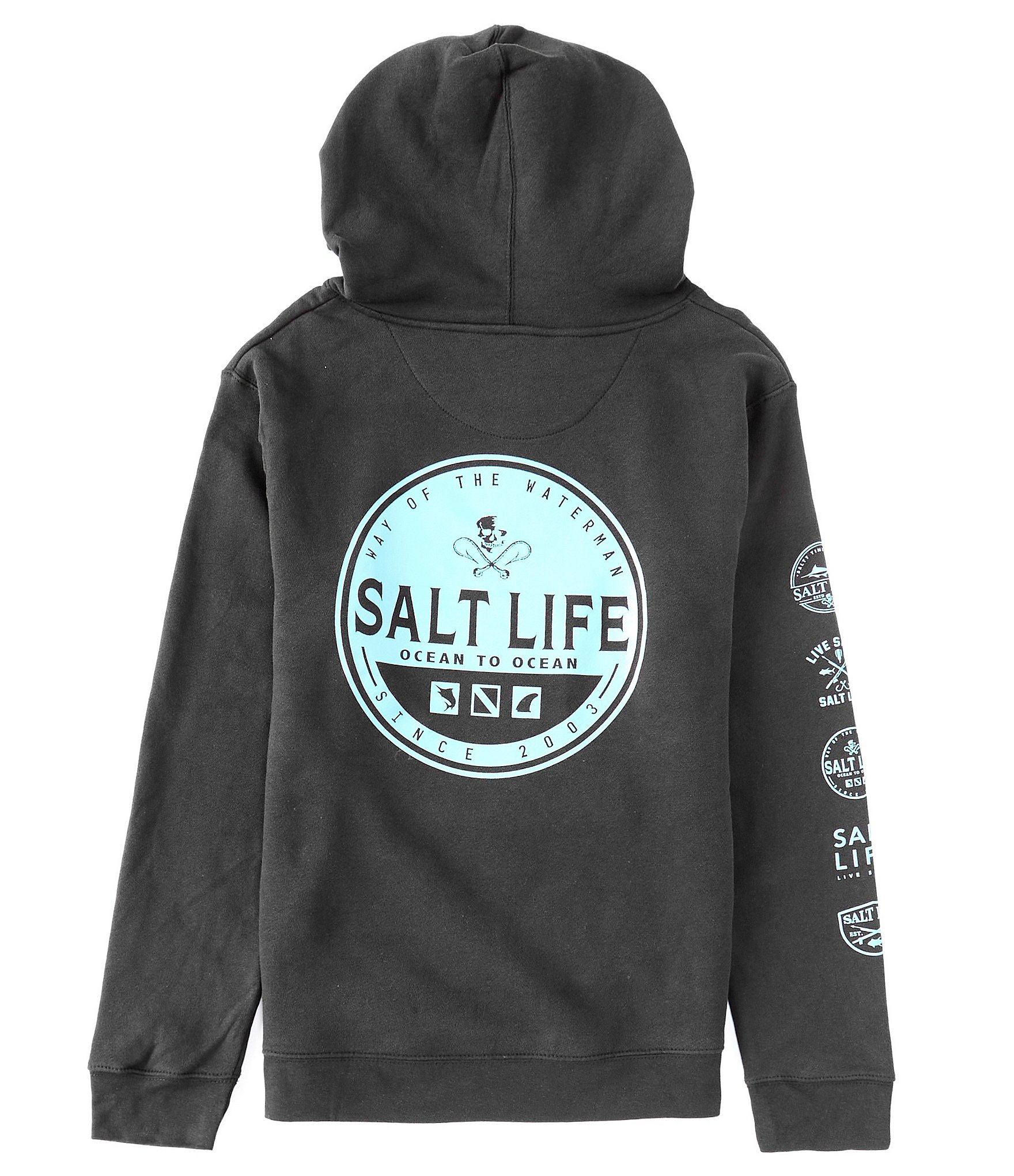 Salt Life Ocean To Ocean Heavyweight Fleece Hoodie | Dillard's