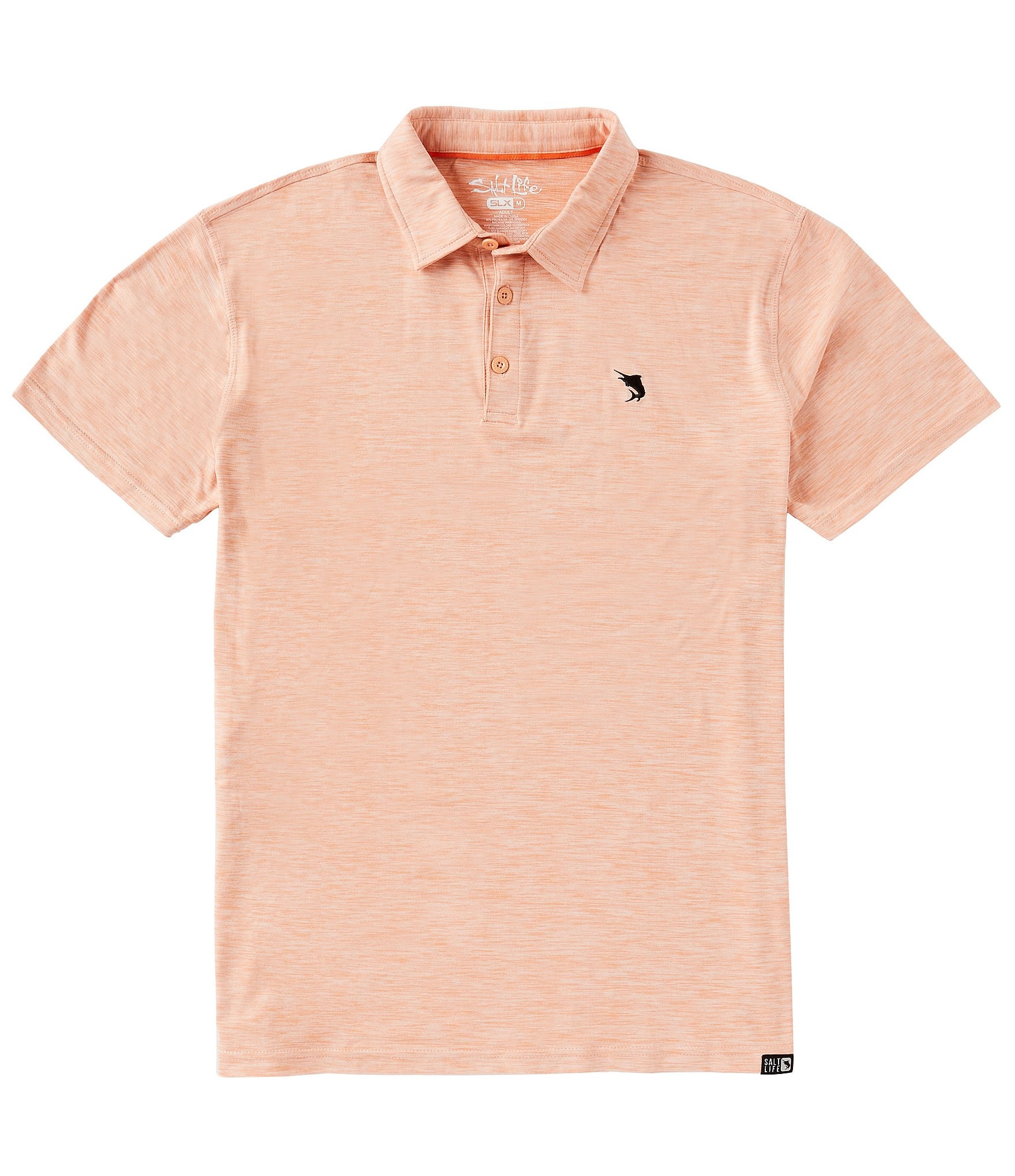 Salt Life Outrigger Short Sleeve Knit Polo Shirt