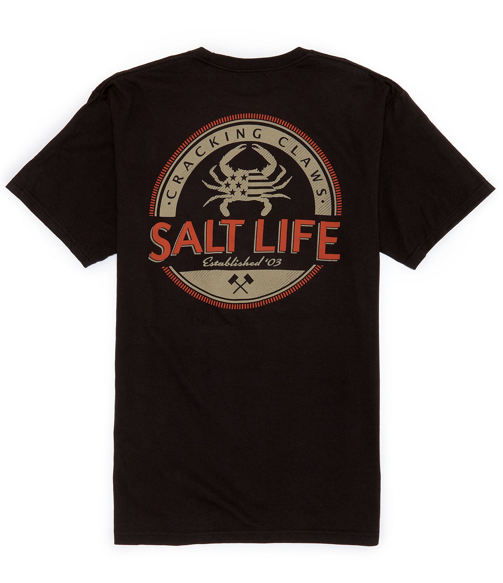 Salt Life Short-Sleeve Black Fin Graphic T-Shirt | Dillard's