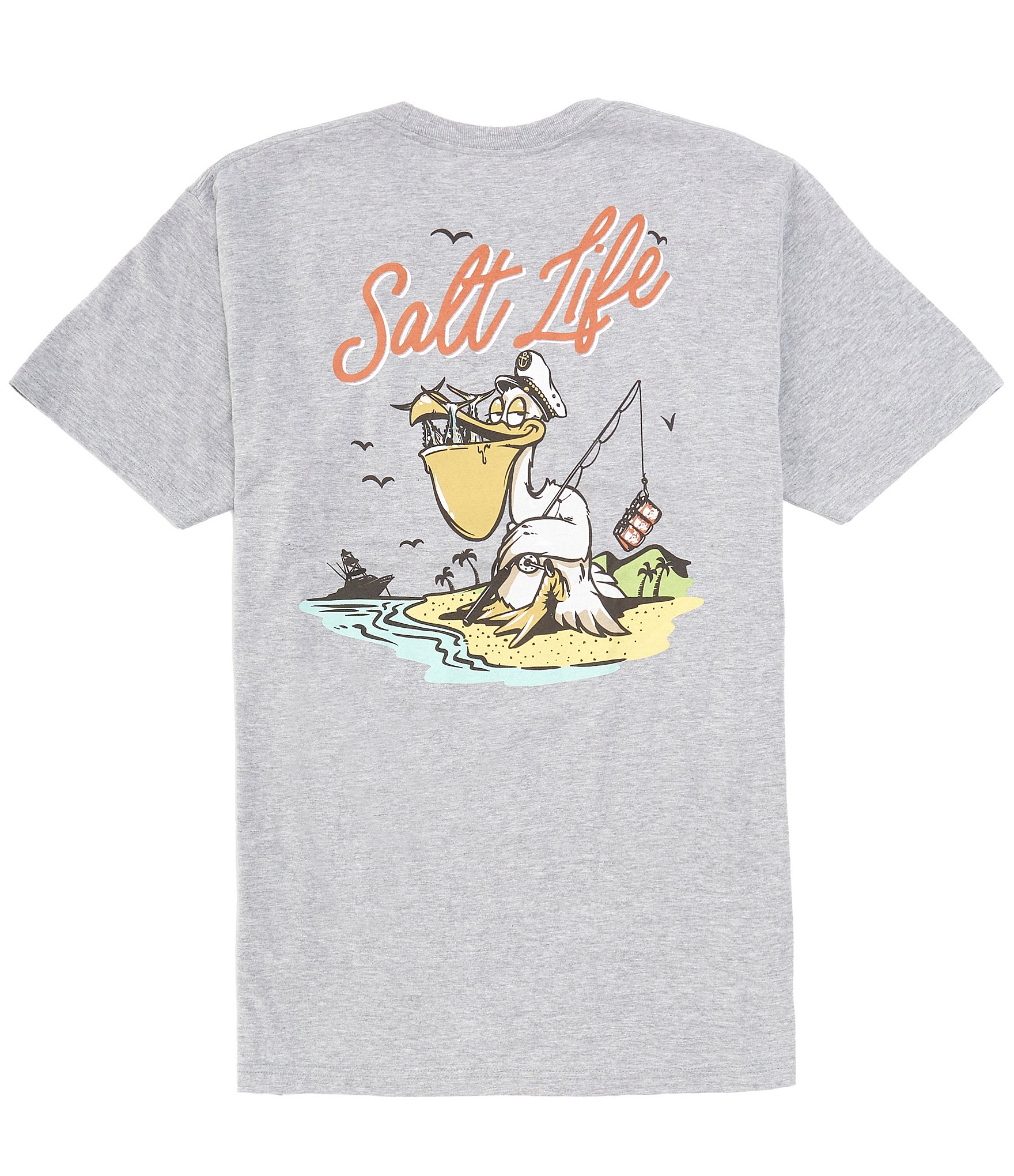 Salt Life Men's Gone Fishin' Short Sleeve Tee