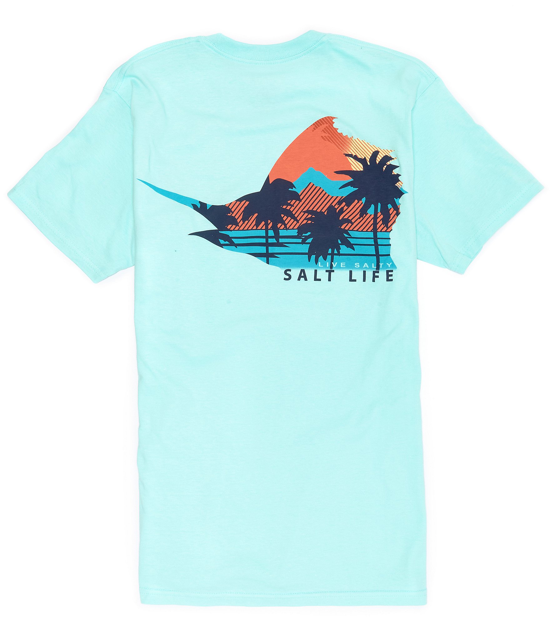 Salt Life Short-Sleeve Sailfish Scenic Graphic T-Shirt | Dillard's