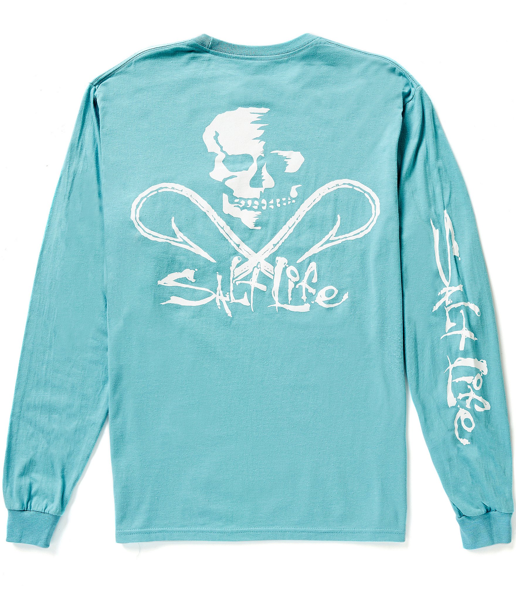 Salt Life Skull And Hooks Long Sleeve Graphic T-Shirt | Dillard's