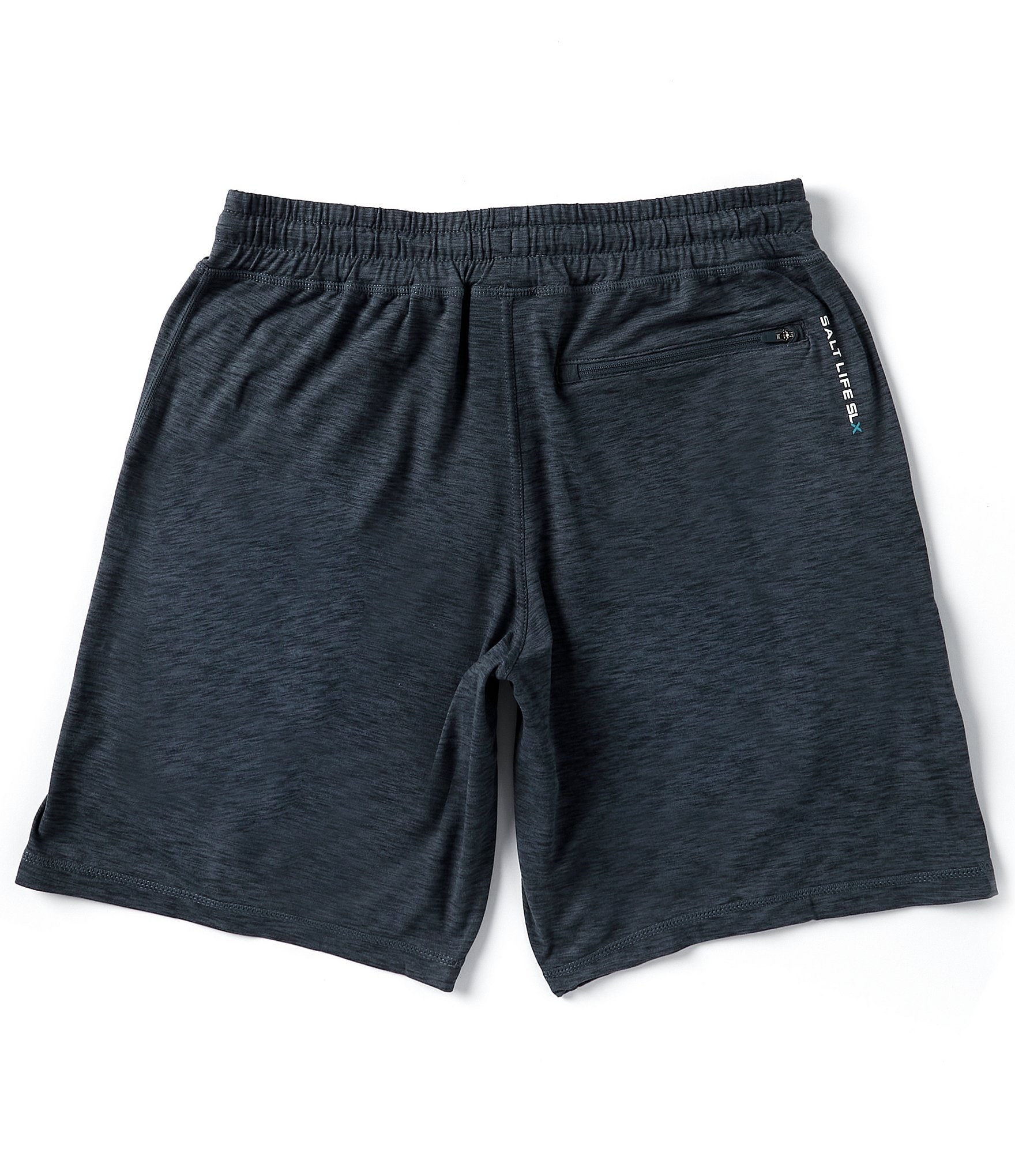 Salt Life Stride 19#double; Outseam Heathered-Knit Shorts