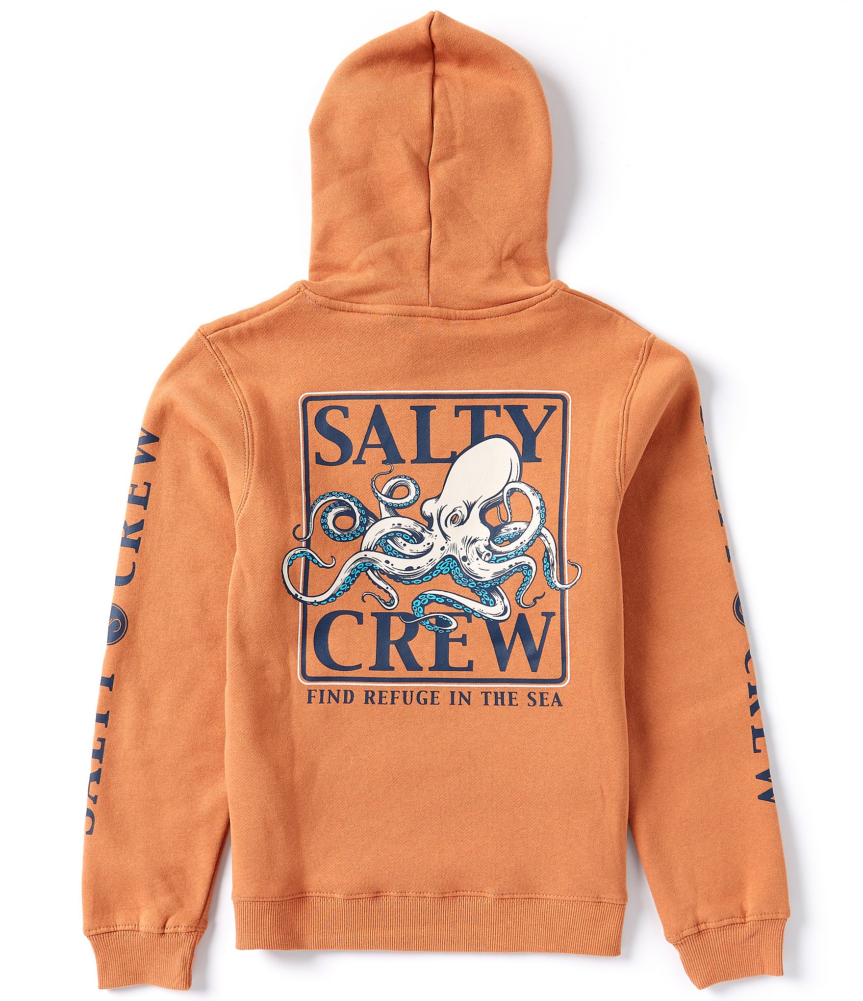 Salty Crew Big Boys 8-20 Long Sleeve Ink Slinger Graphic Fleece Hoodie