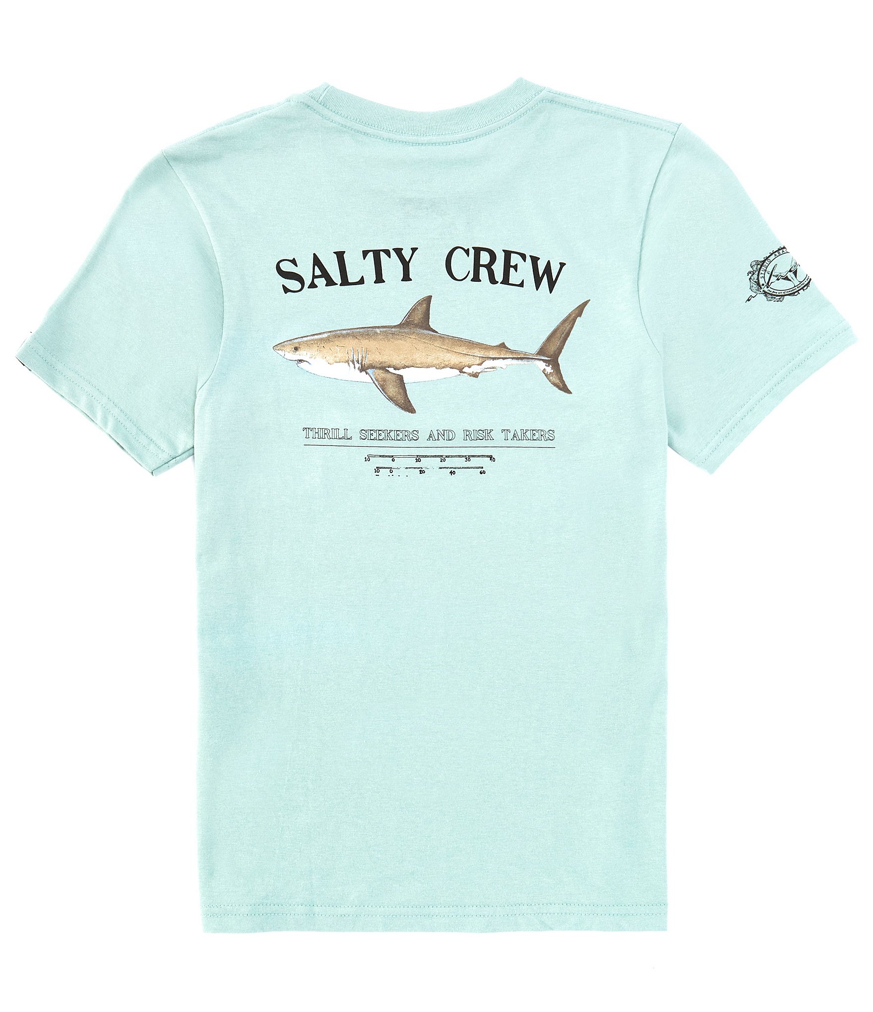 Salty Crew Big Boys 8-20 Short Sleeve Bruce Graphic T-Shirt