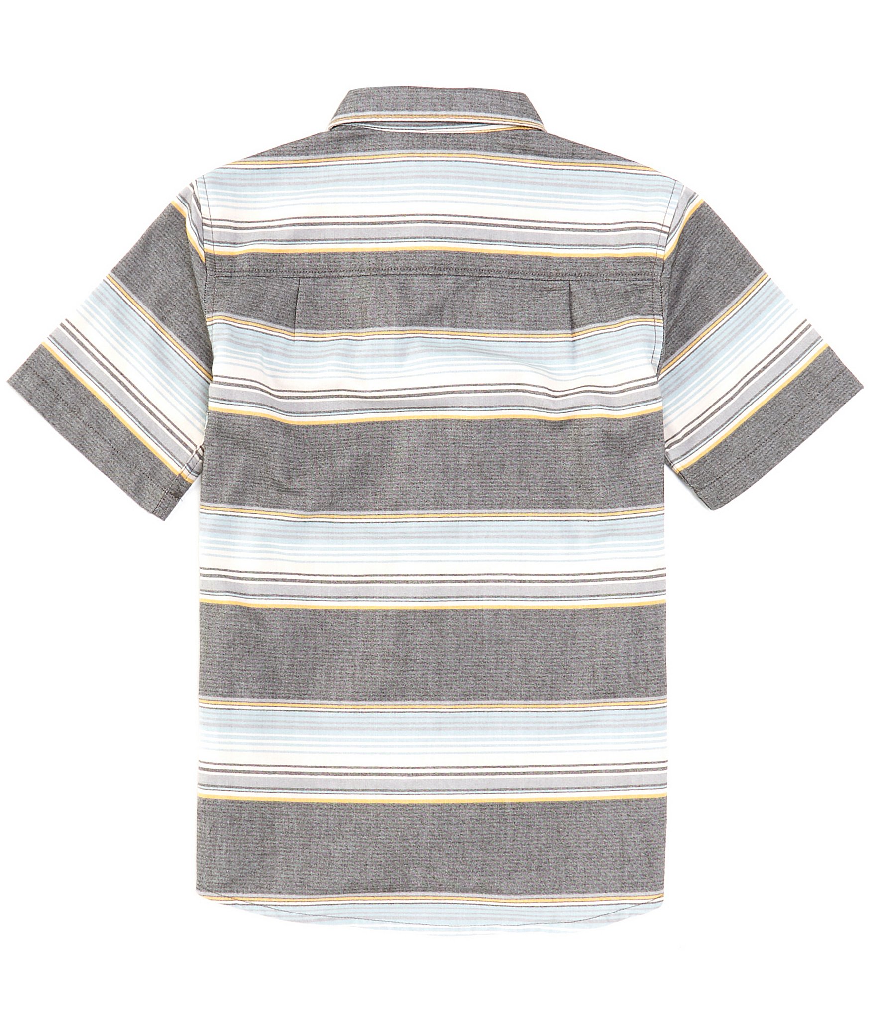 Salty Crew Big Boys 8-20 Short Sleeve Woven Dyed Stripe Shirt