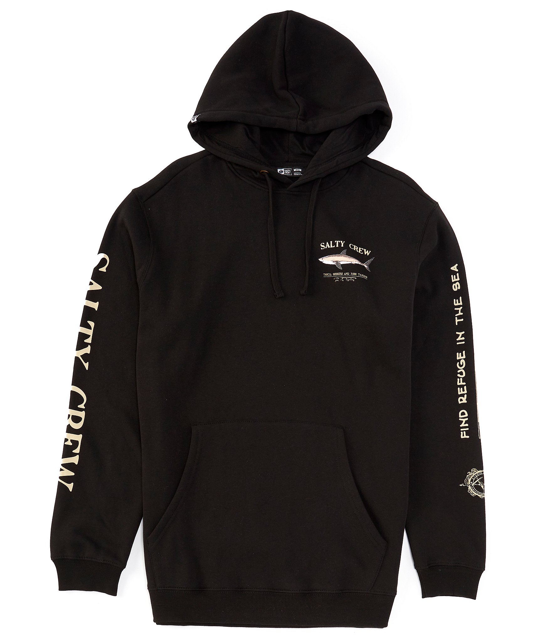 Salty Crew Long Sleeve Bruce Fleece Graphic Hoodie