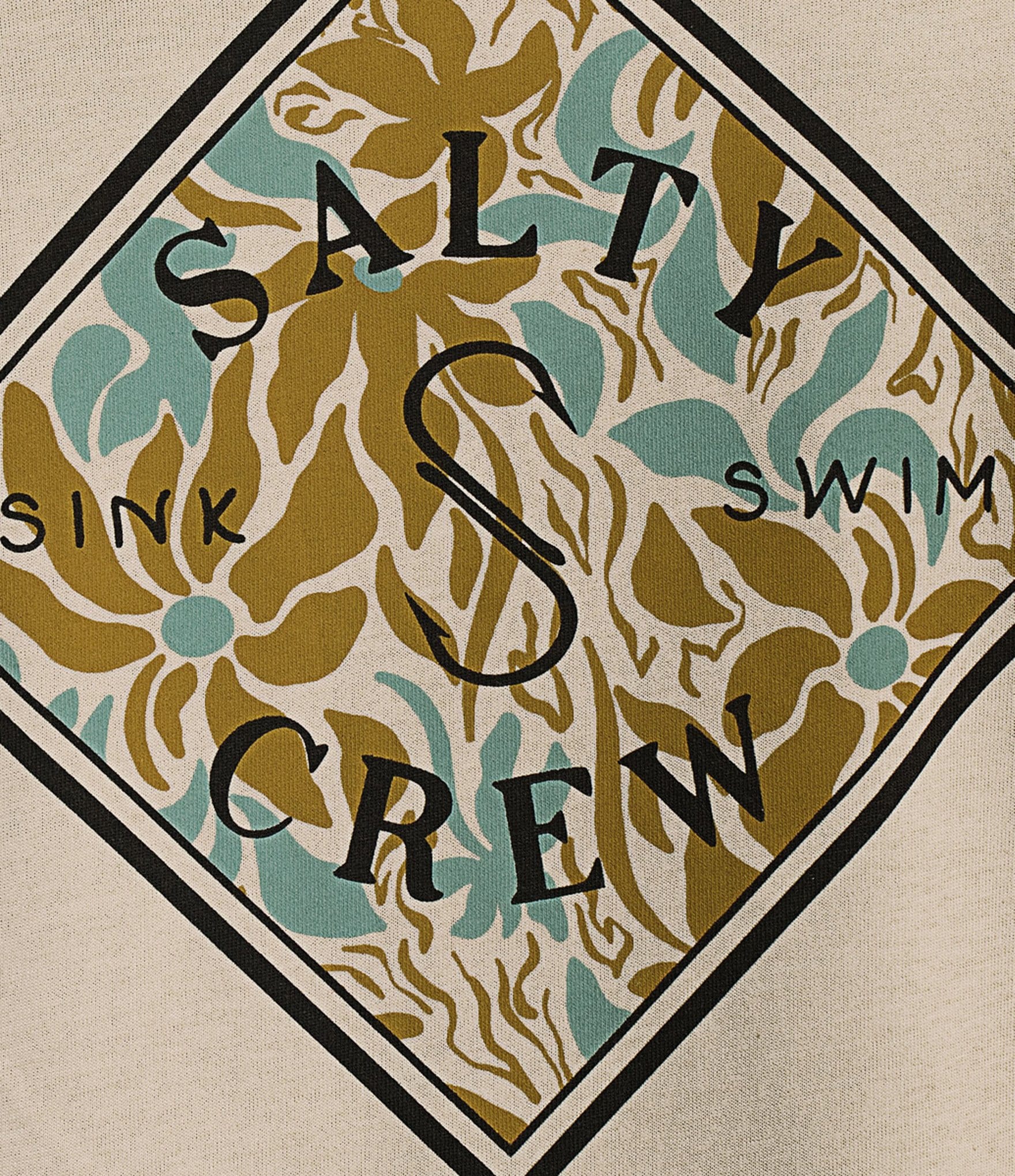 Salty Crew Long Sleeve Floral Graphic Tippet Tech Hoodie