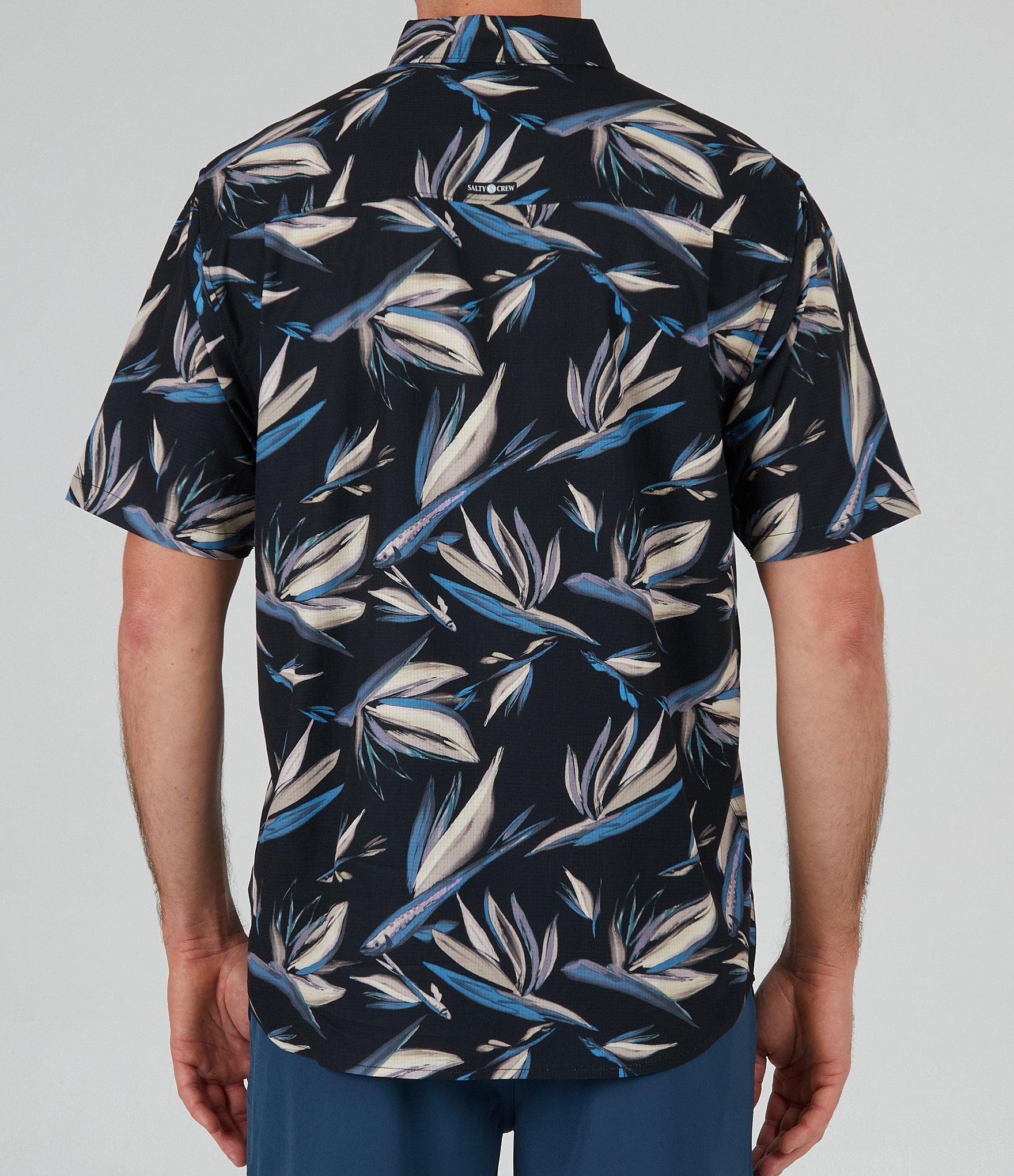 Salty Crew Short Sleeve Floral Flyer Tech Woven Shirt