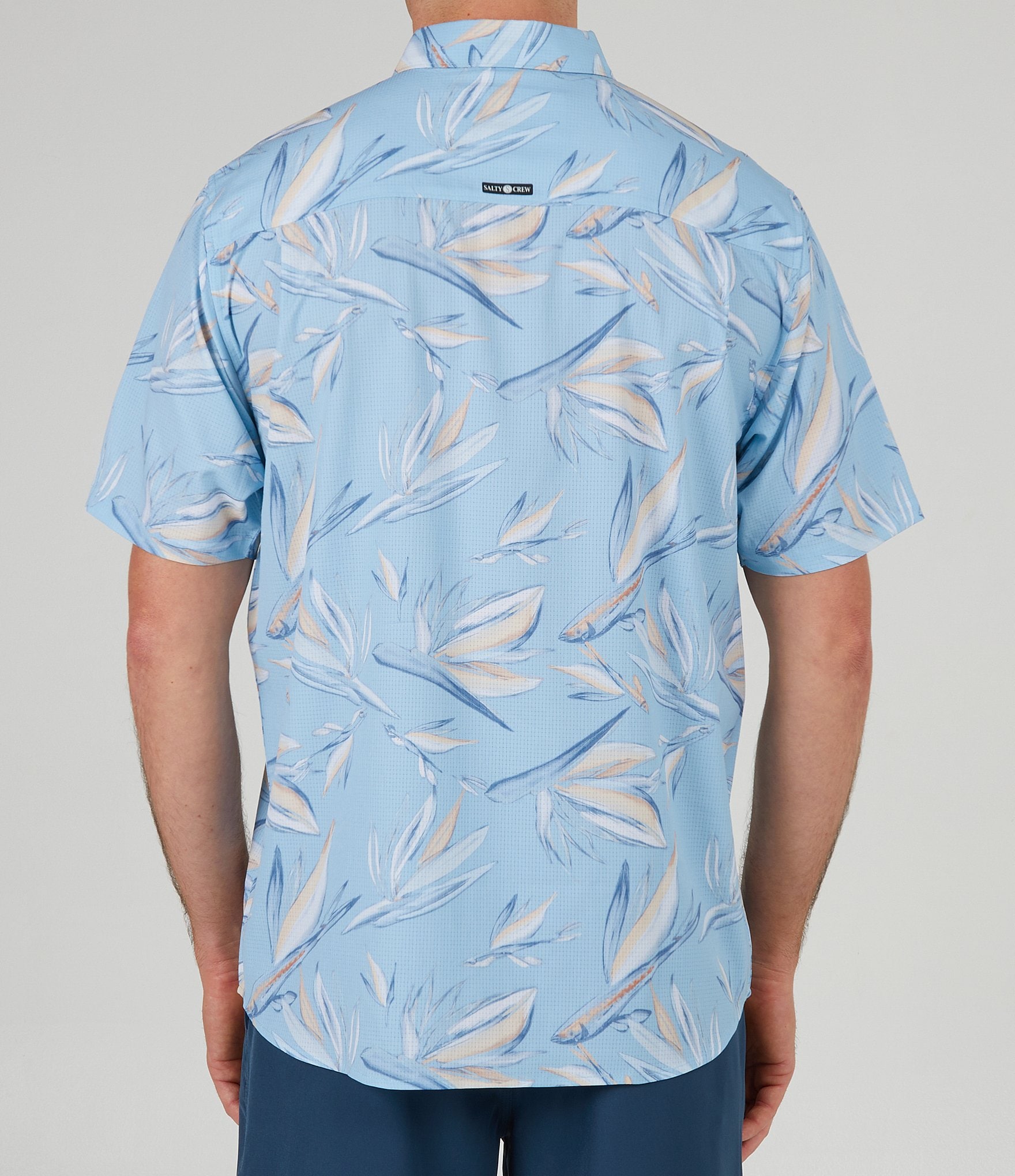 Salty Crew Short Sleeve Floral Flyer Tech Woven Shirt