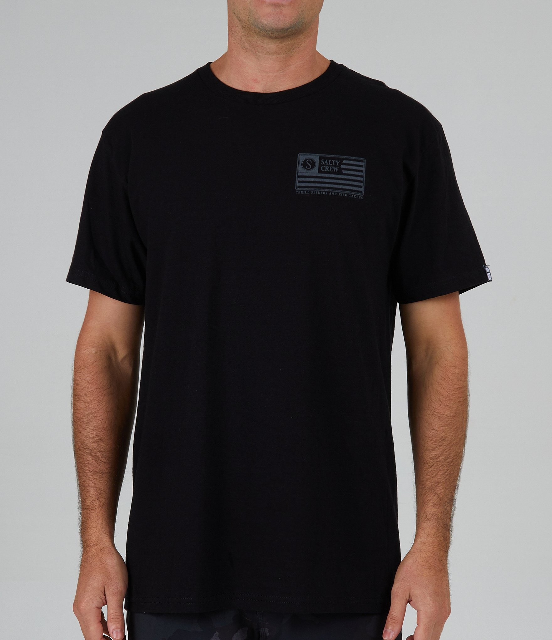 Salty Crew Short Sleeve Freedom Flag Graphic T-Shirt