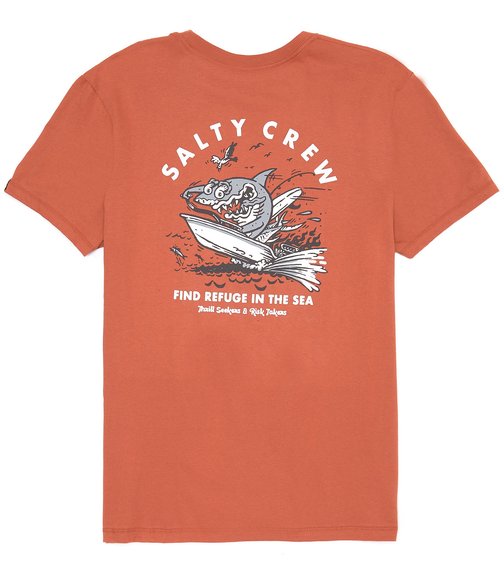 Salty Crew Short Sleeve Hot Rod Shark T-Shirt - L